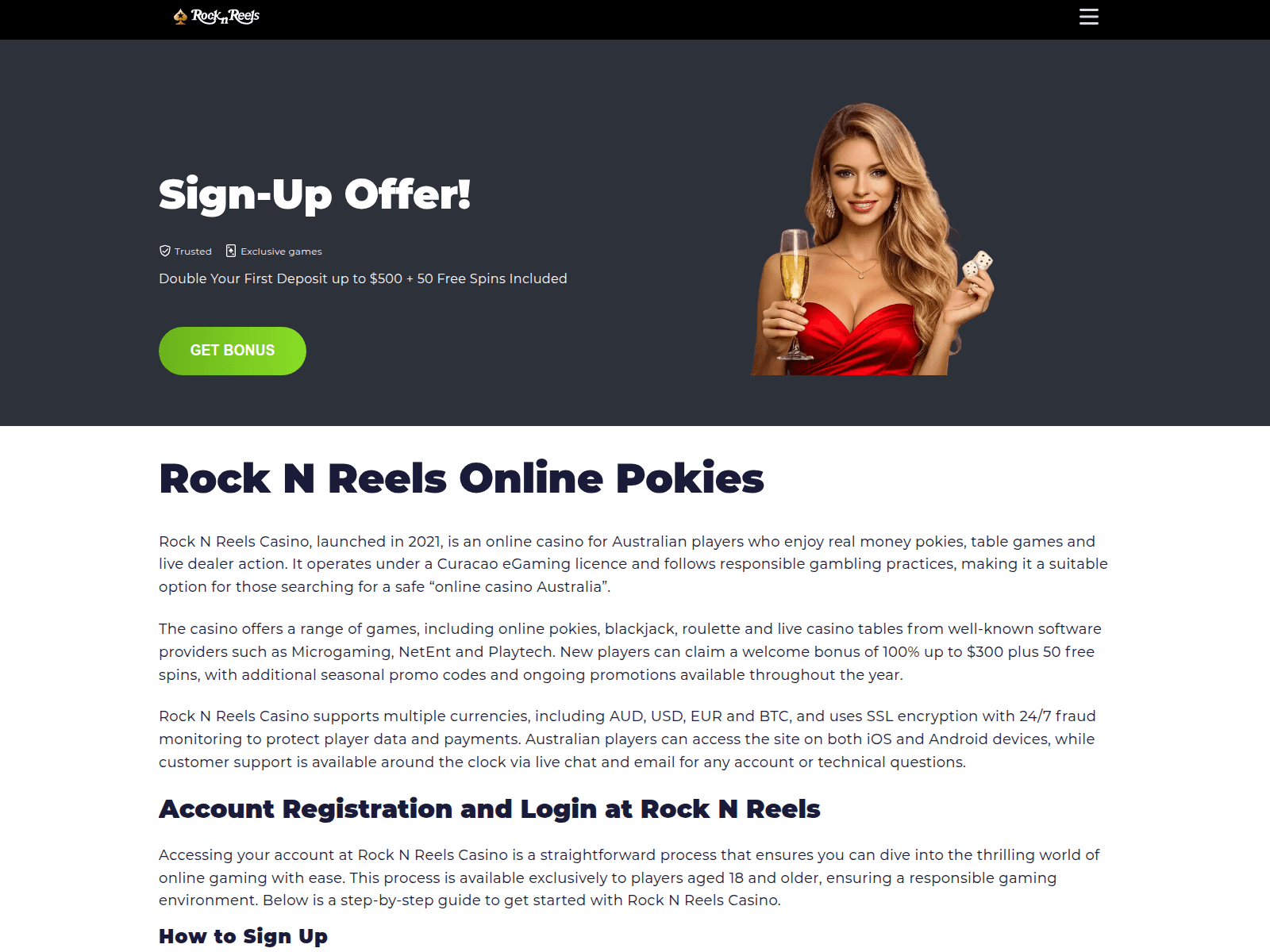 Screenshot of rock-n-reels-3-casino.com