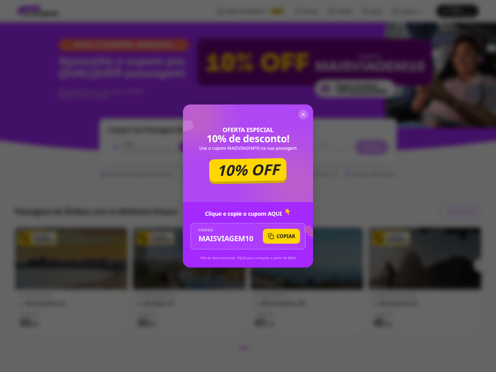 Screenshot of clickpromosbr.com
