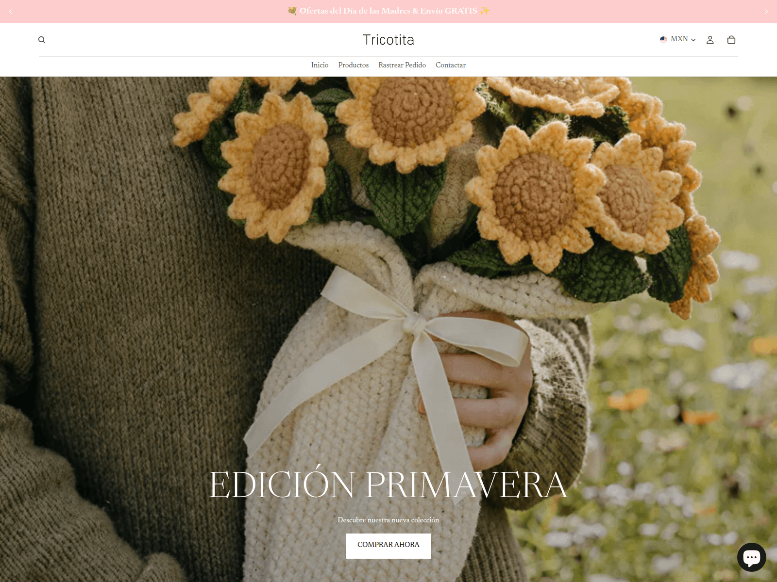 Screenshot of tricotita.com