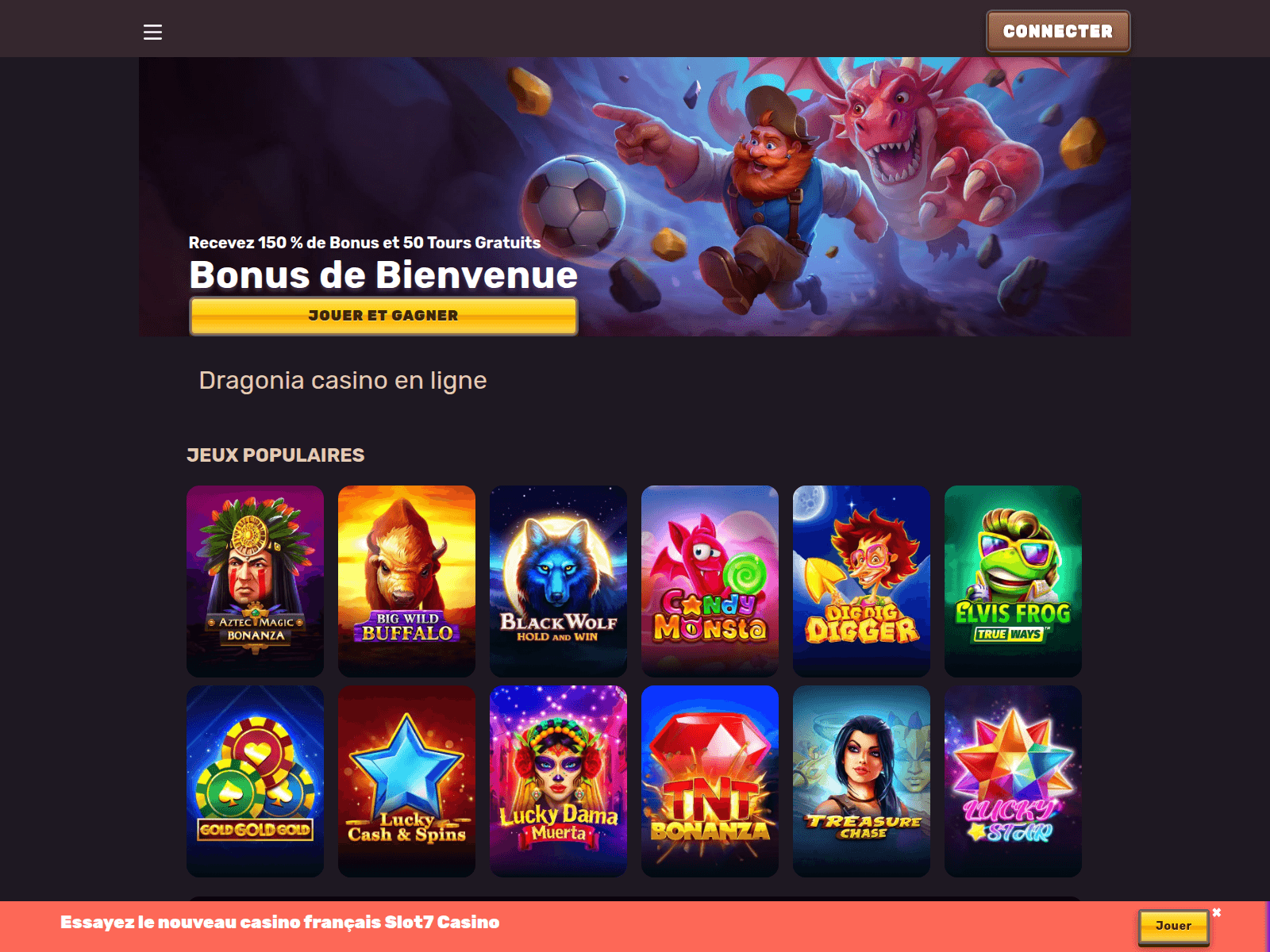 Screenshot of casinos-dragonia.com