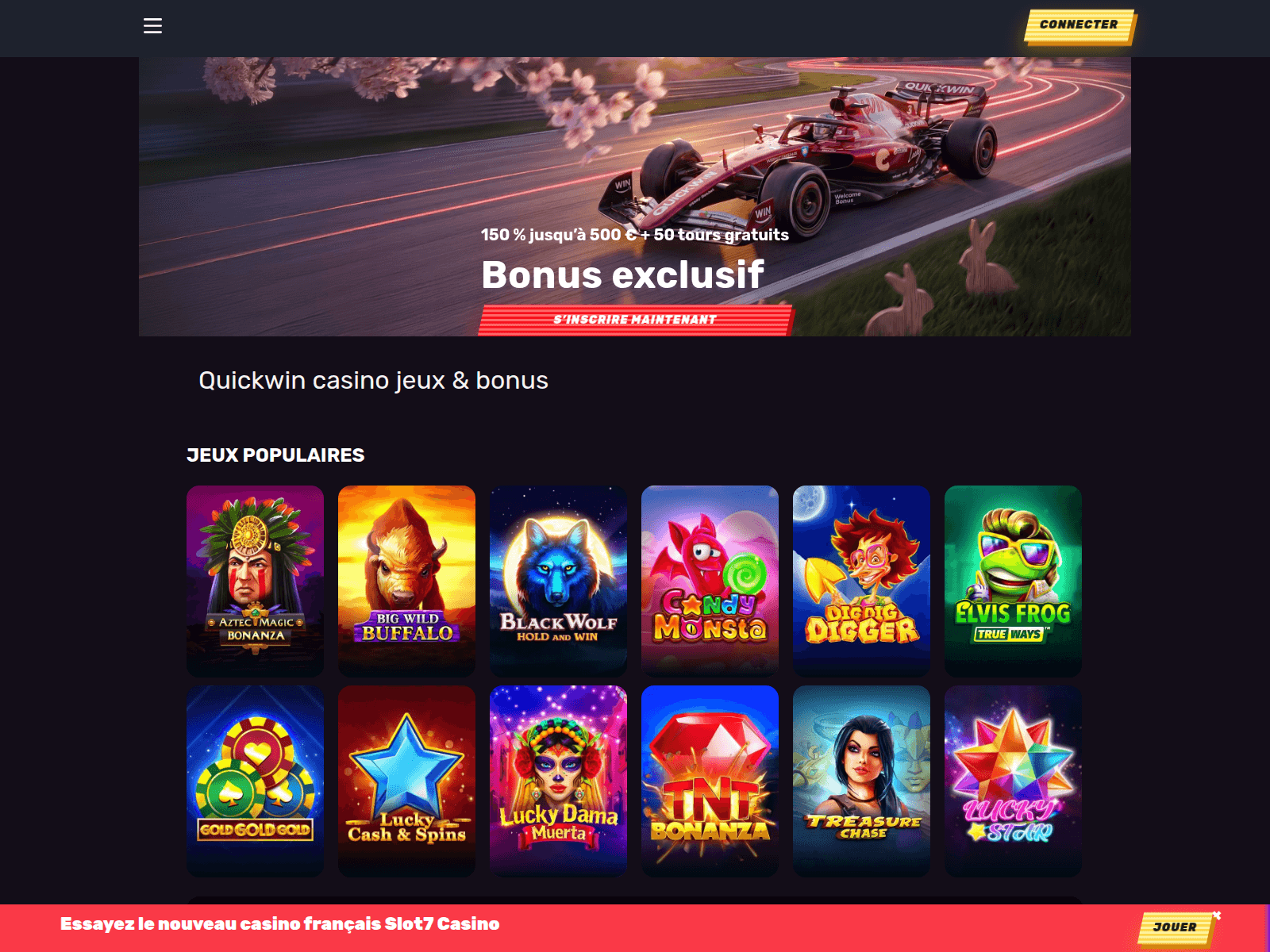 Screenshot of casinos-quickwin.com