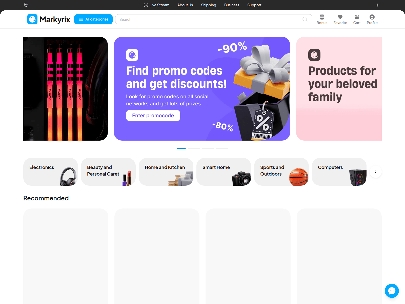 Screenshot of markyrix.com