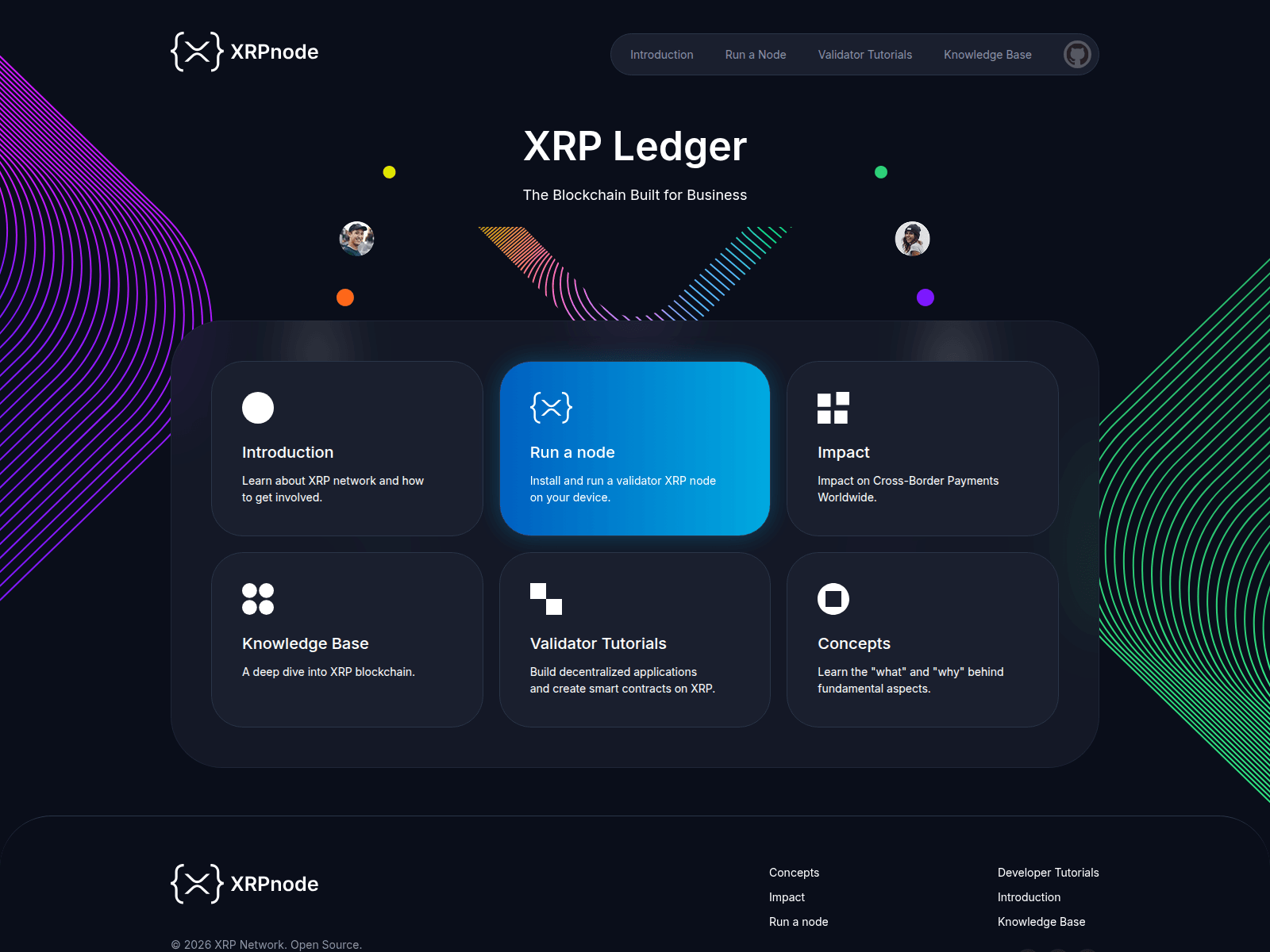 Screenshot of xrpnode.com