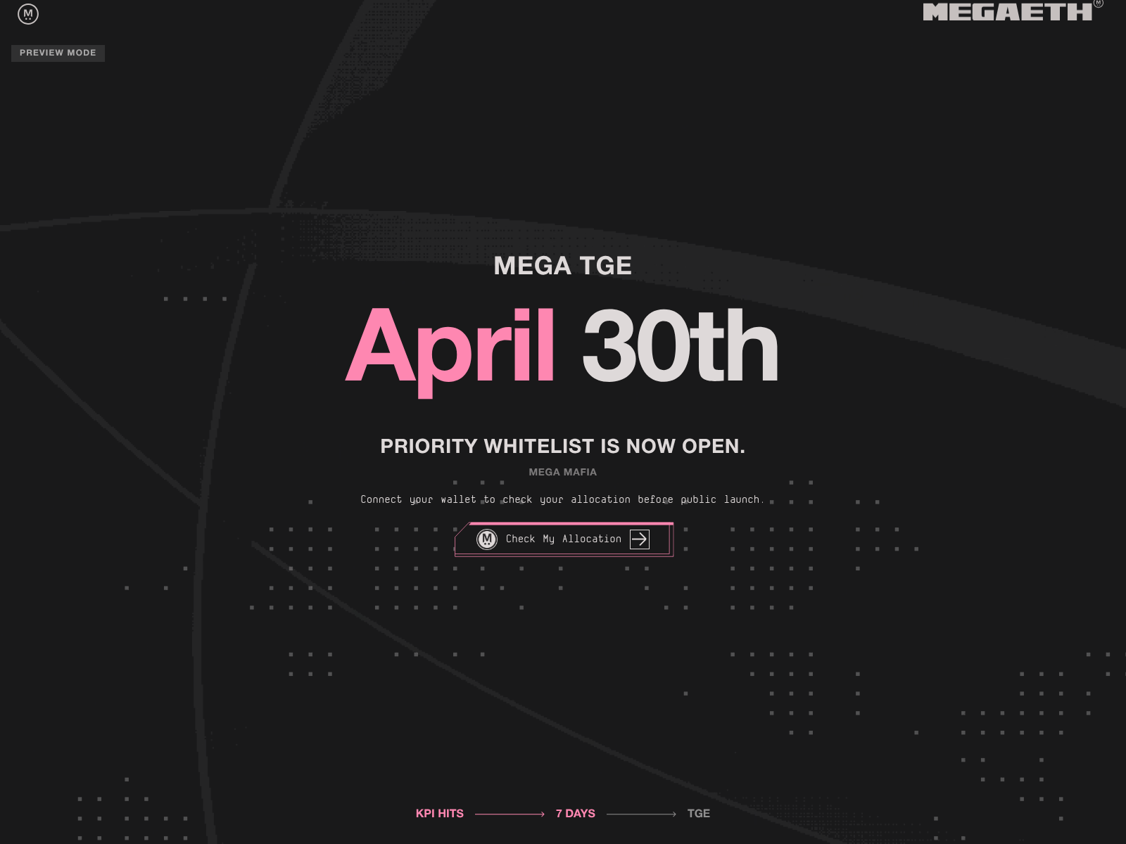 Screenshot of megaeth-tge.com