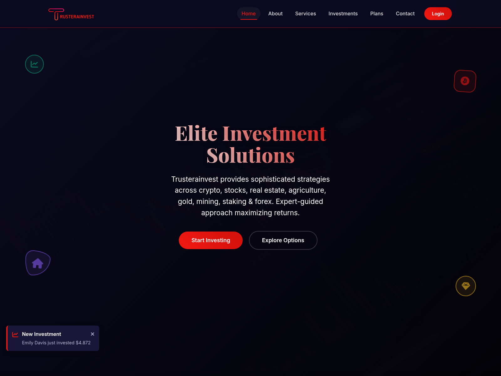 Screenshot of trusterainvest.live