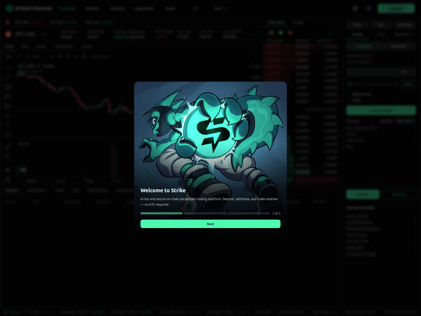 Screenshot of beta.strikefinance.org