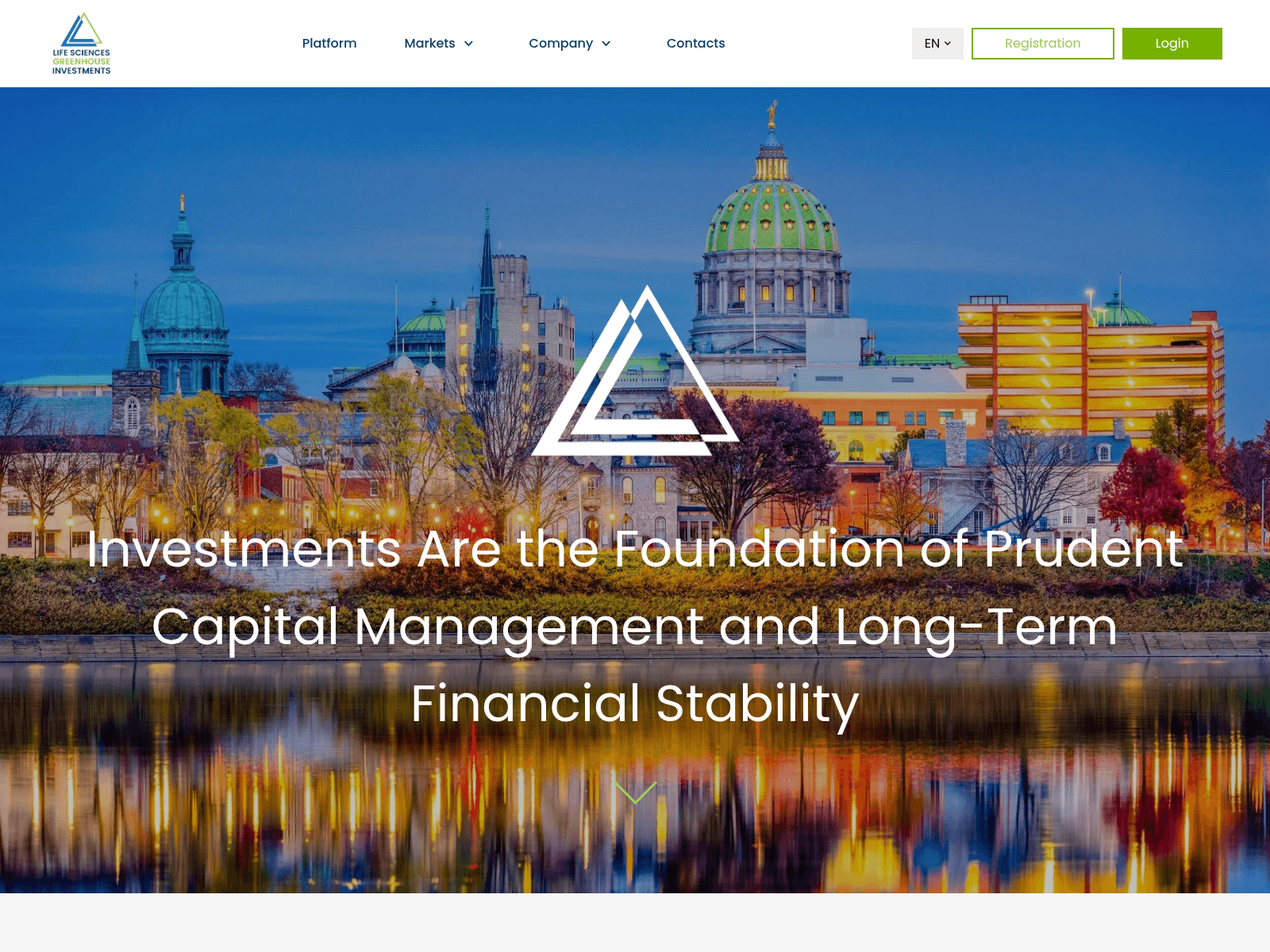Screenshot of lsg-invest.com