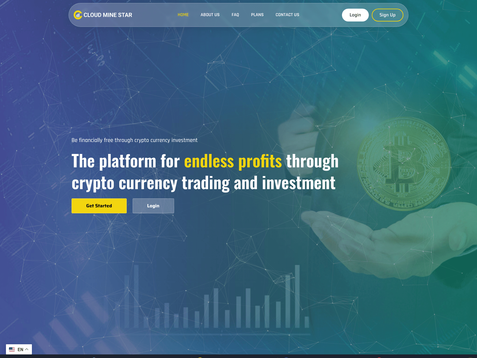 Screenshot of cloudminestar.com