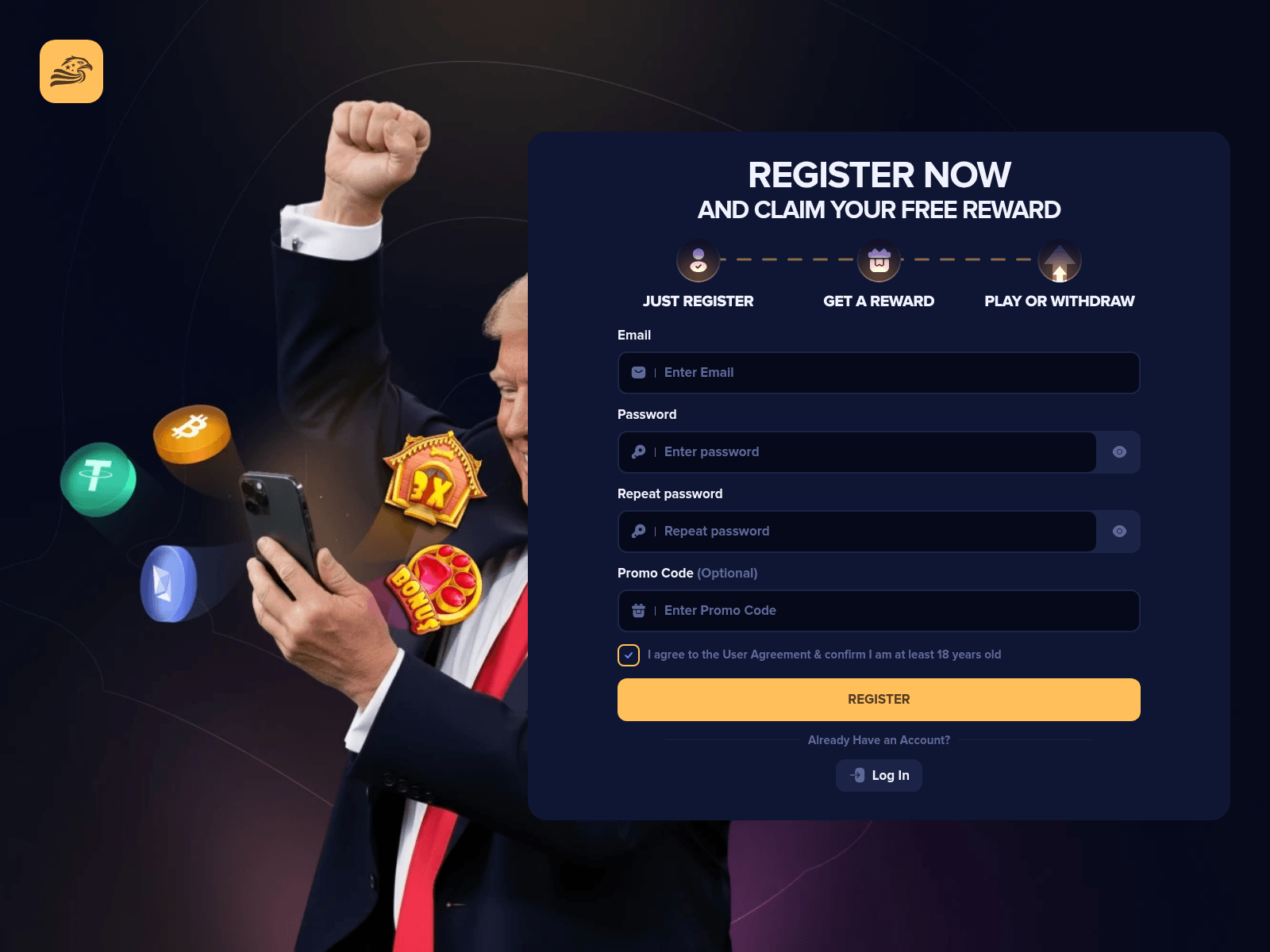 Screenshot of dtcasino.io