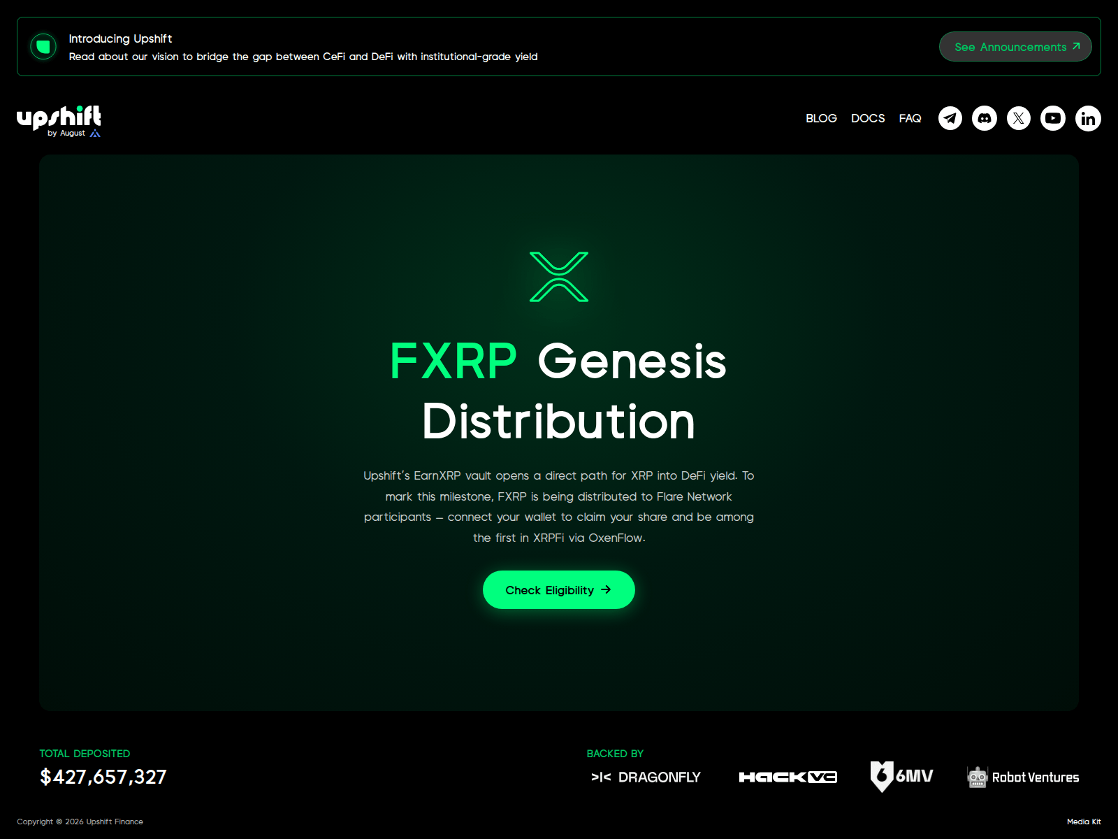 Screenshot of upshift.team