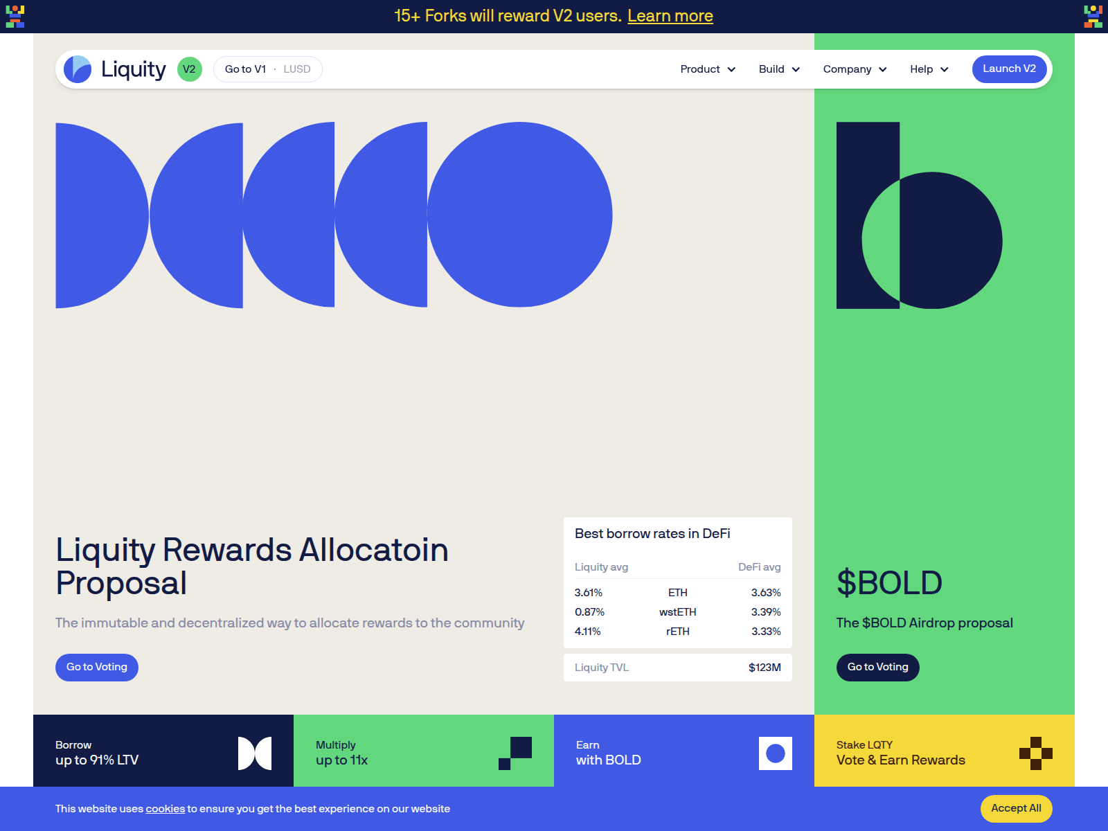 Screenshot of allocation-liquity.xyz