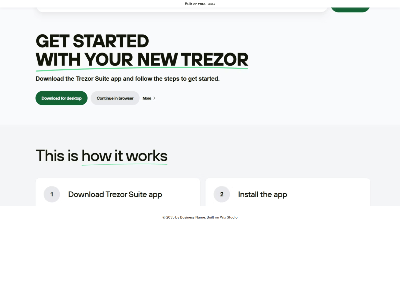Screenshot of official-suitetrexo.wixstudio.com