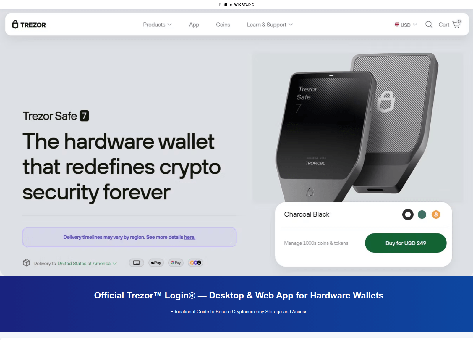Screenshot of trexer-appsuite.wixstudio.com