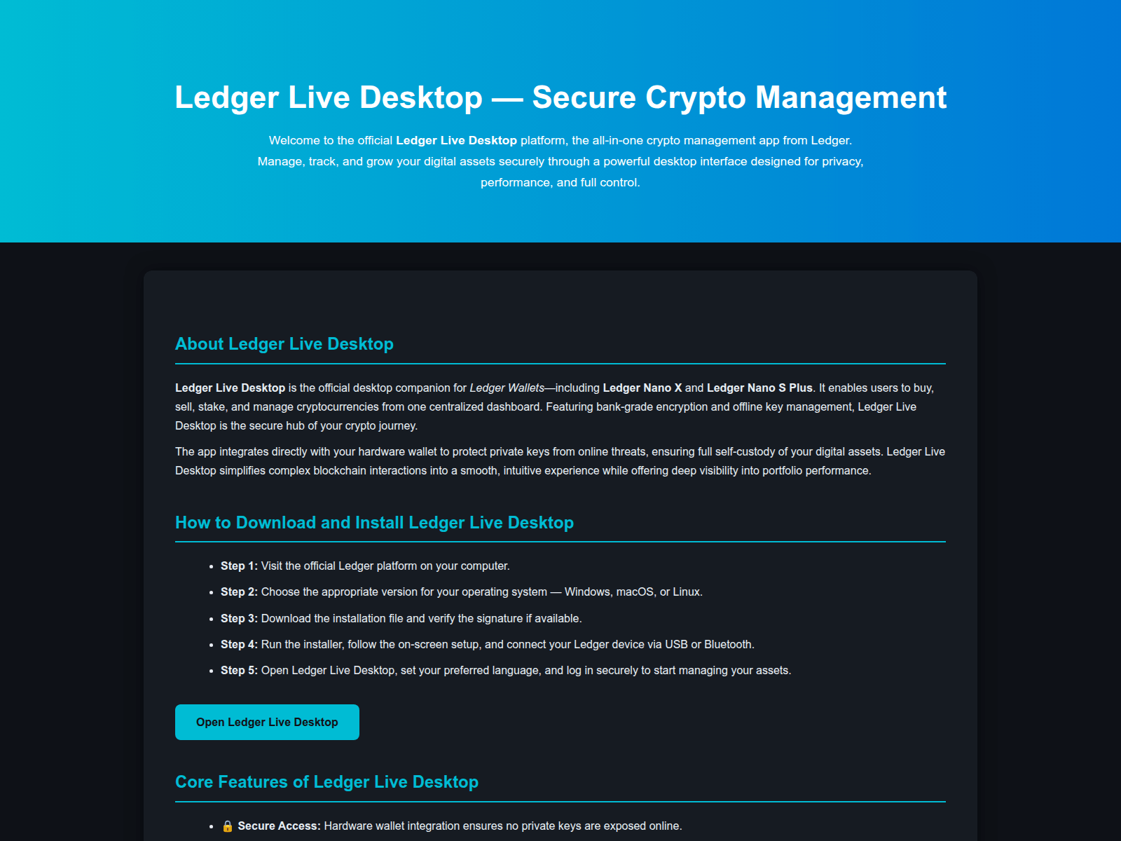 Screenshot of leger--live-desktop.pages.dev