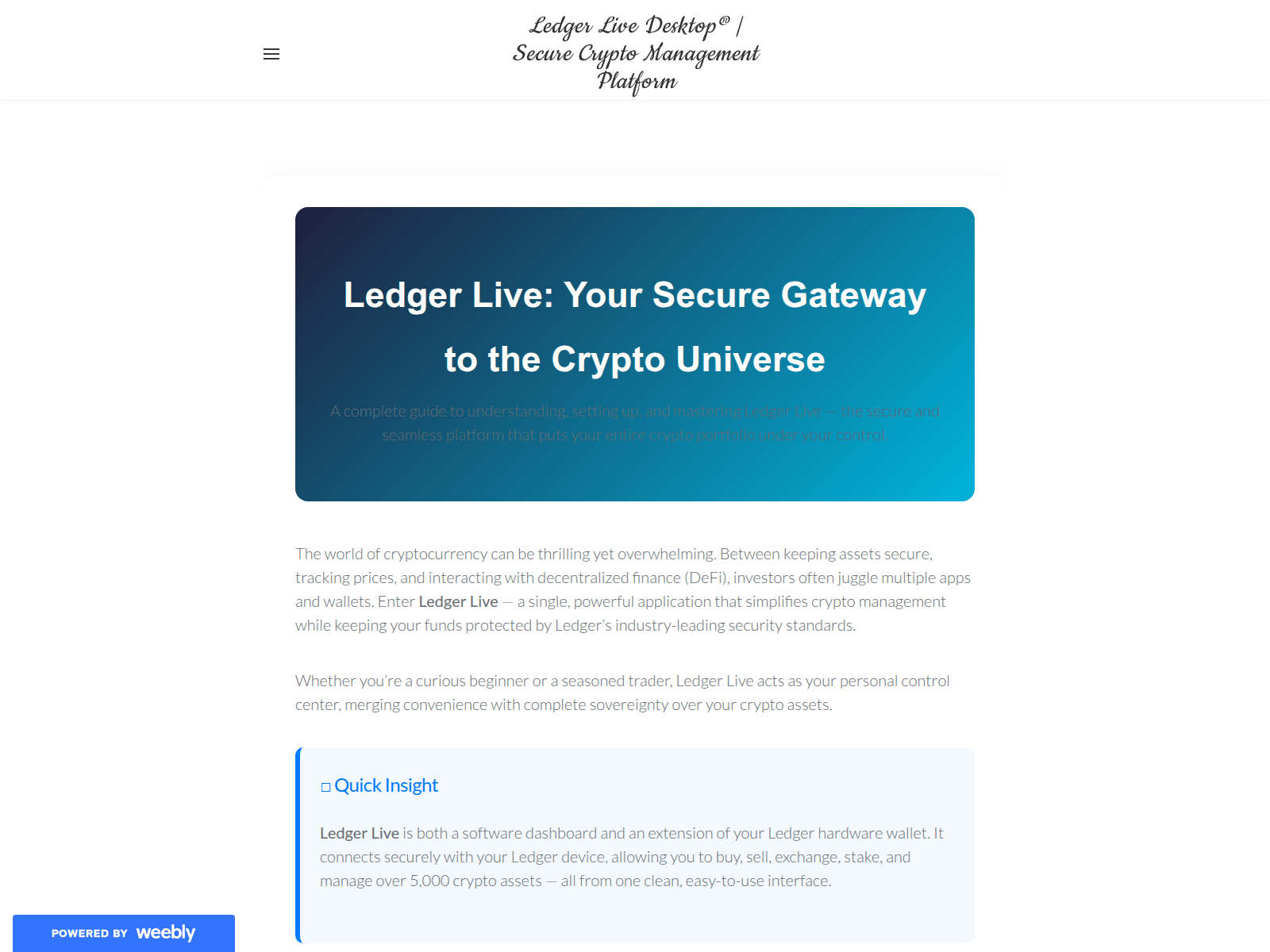 Screenshot of lern-ledgr-live.weebly.com