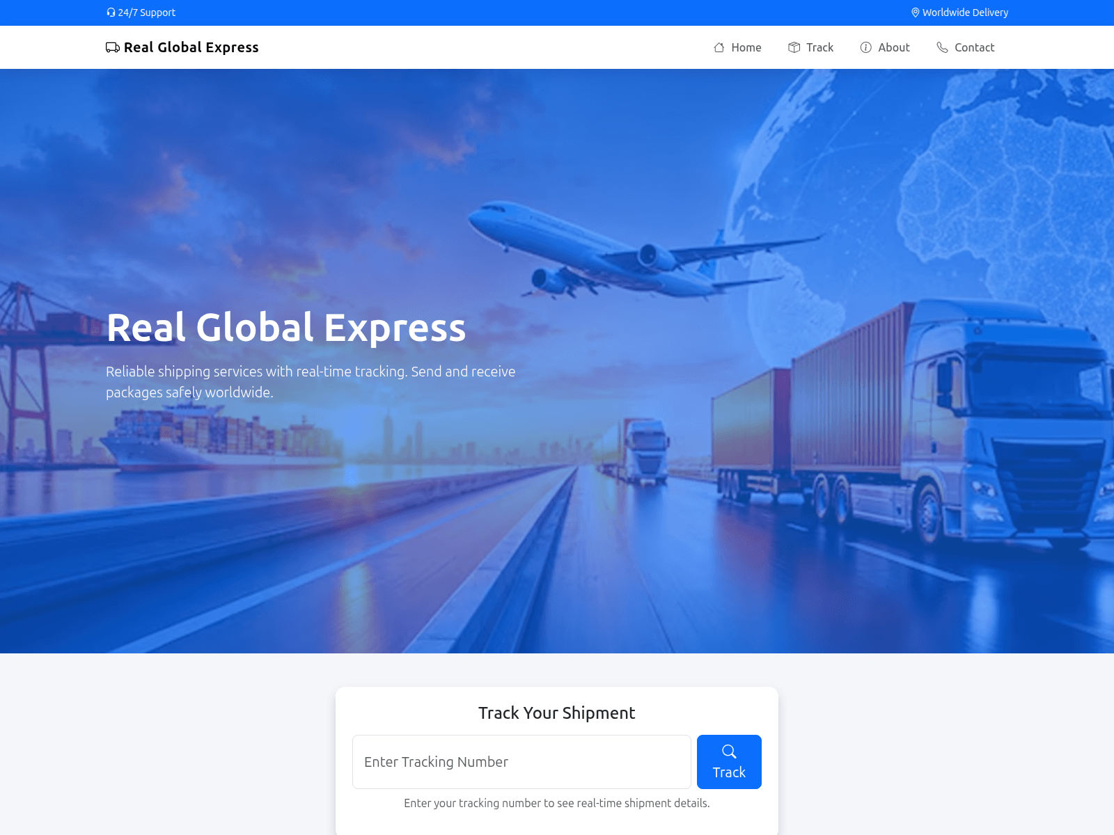 Screenshot of realglobalxpress.live