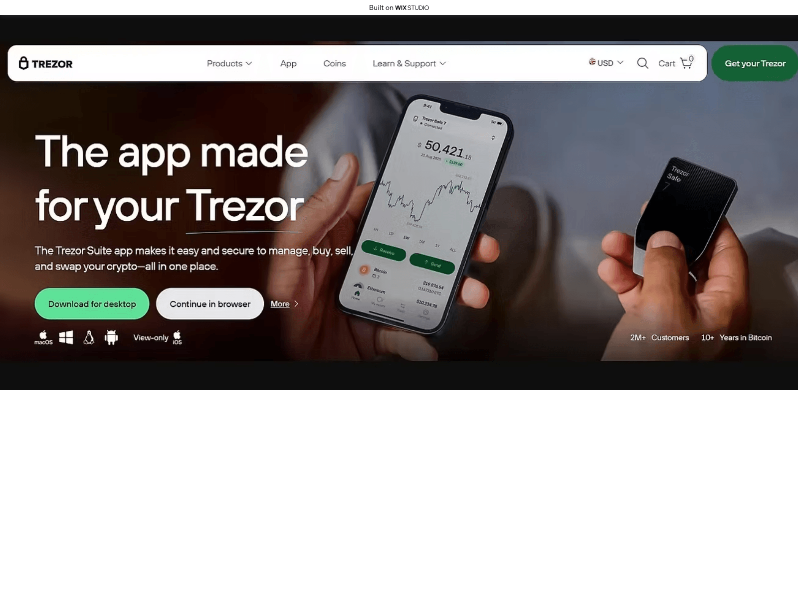 Screenshot of entrybridge.wixstudio.com