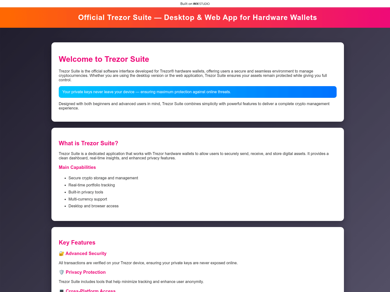Screenshot of engsuitestrezer.wixstudio.com