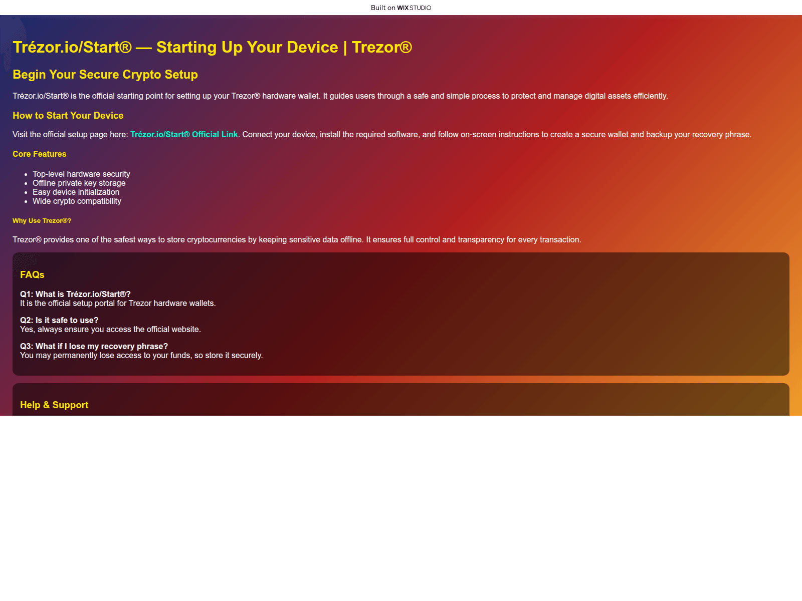 Screenshot of iotrzsrt.wixstudio.com