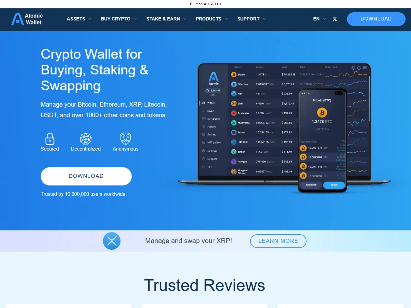 Screenshot of explorer-atomic-ex.wixstudio.com