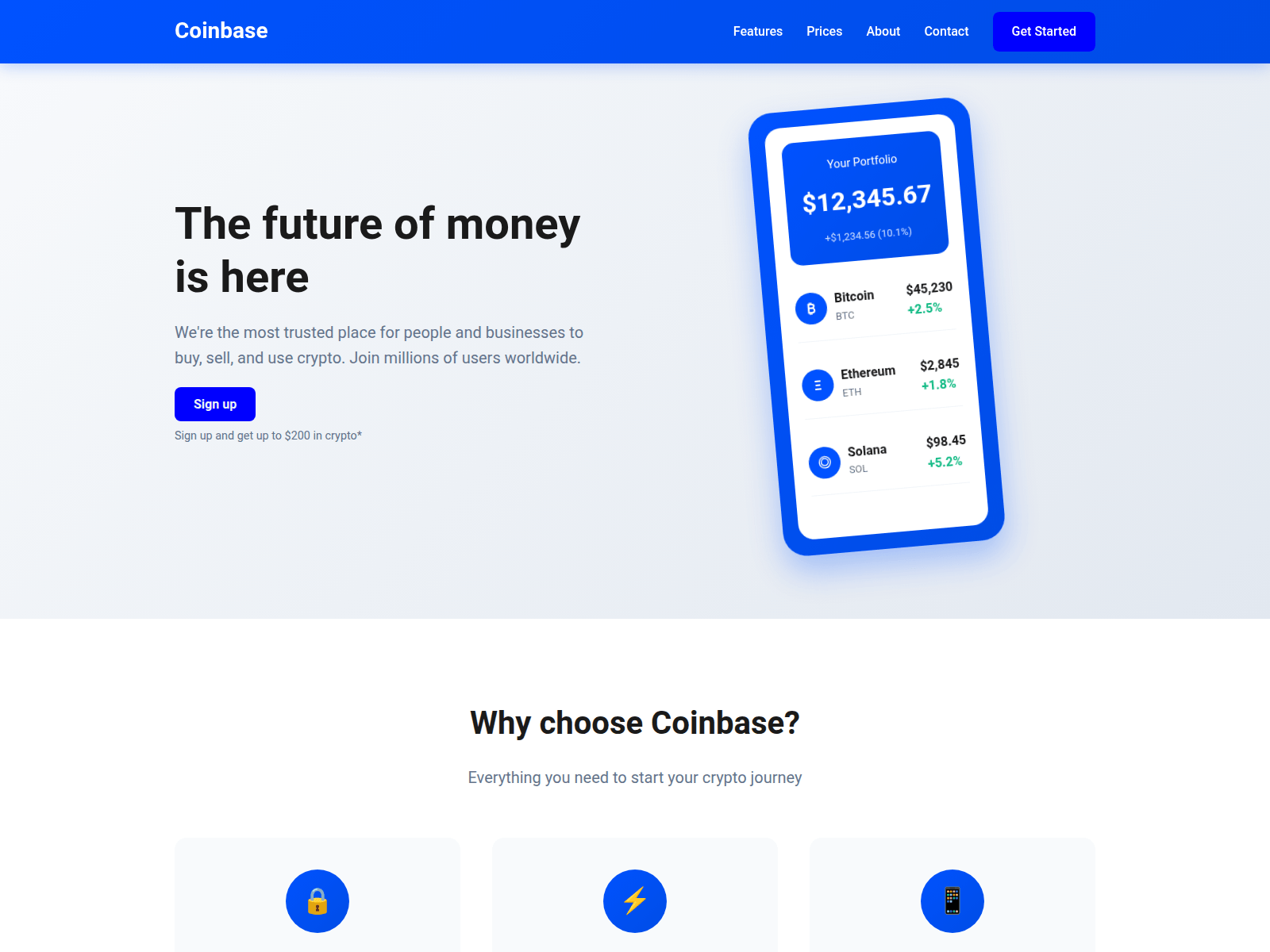 Screenshot of signin-coinbase.netlify.app