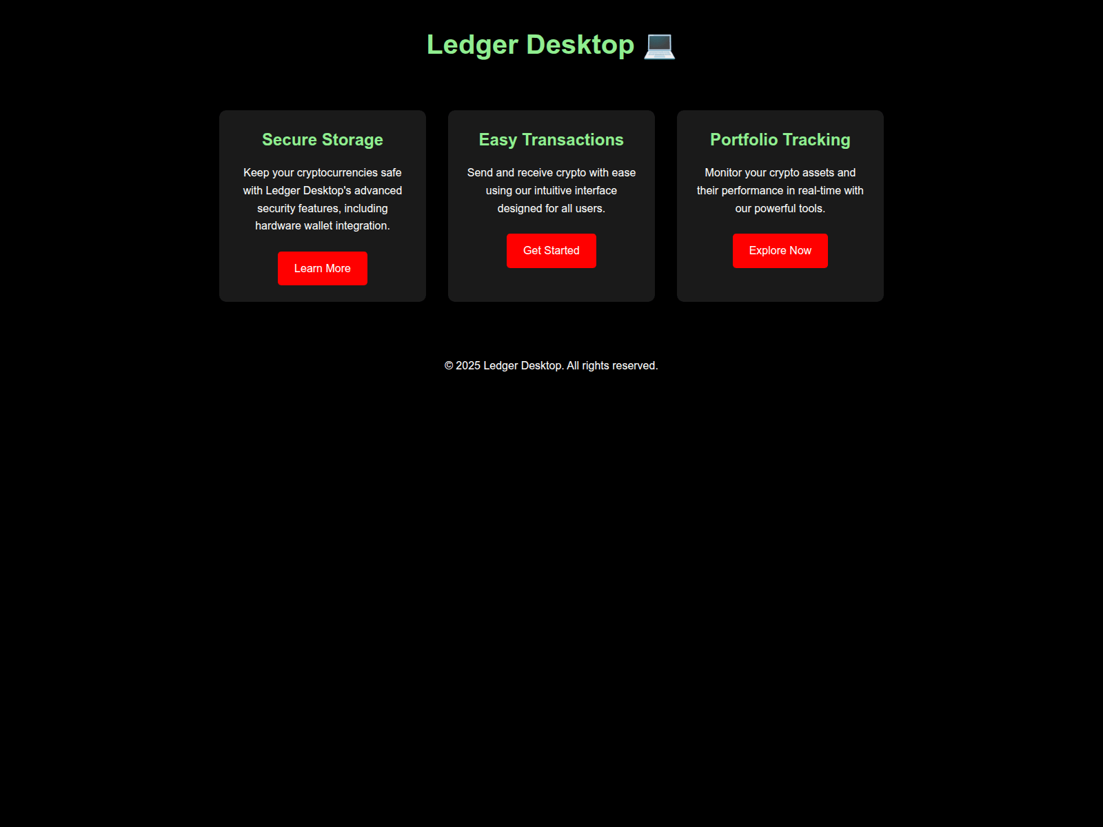 Screenshot of support-ledgerdesktop.pages.dev