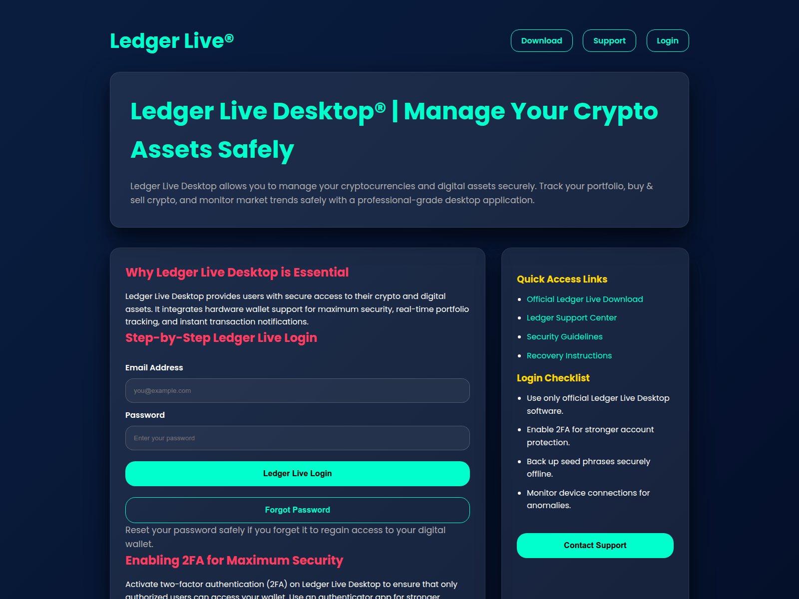 Screenshot of desktop-live-ledgr-oss.pages.dev
