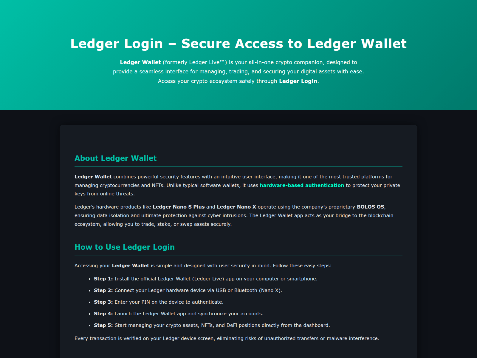 Screenshot of ledgerliv--desktop.pages.dev