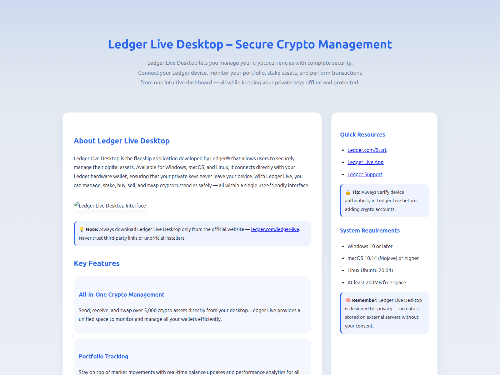 Screenshot of desktop-live-ledgar.pages.dev