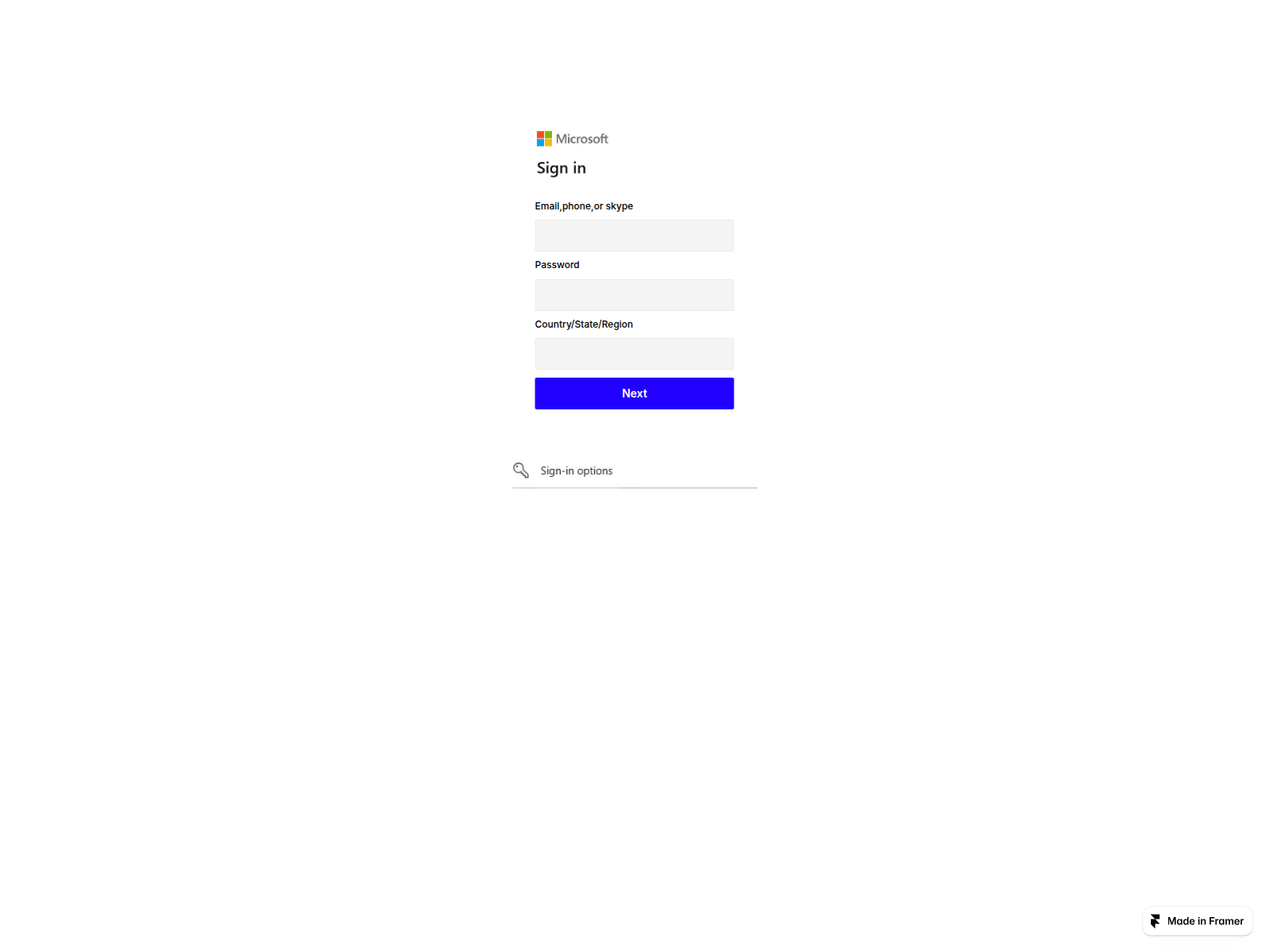 Screenshot of physical-luxury-430817.framer.app