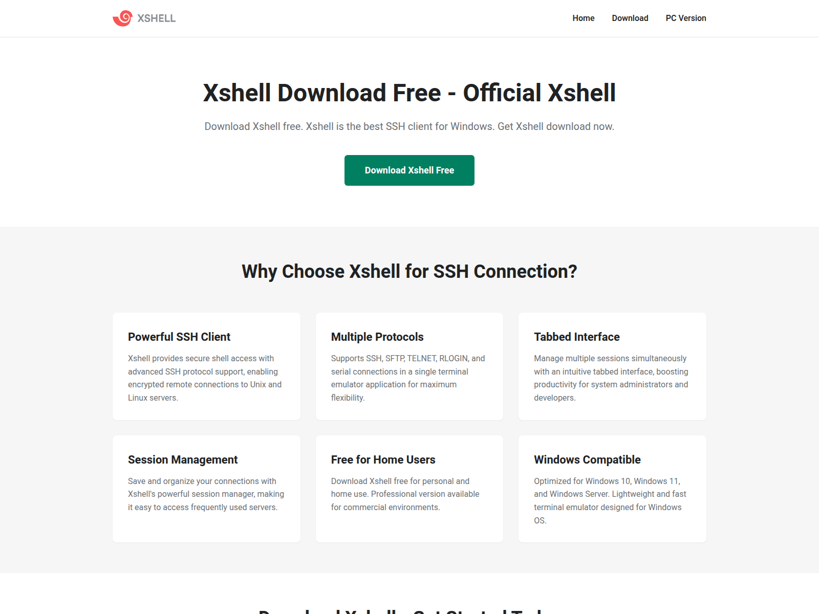 Screenshot of x-xshell.com