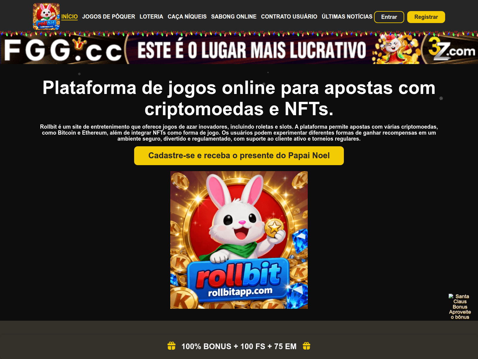 Screenshot of rollbitapp.com