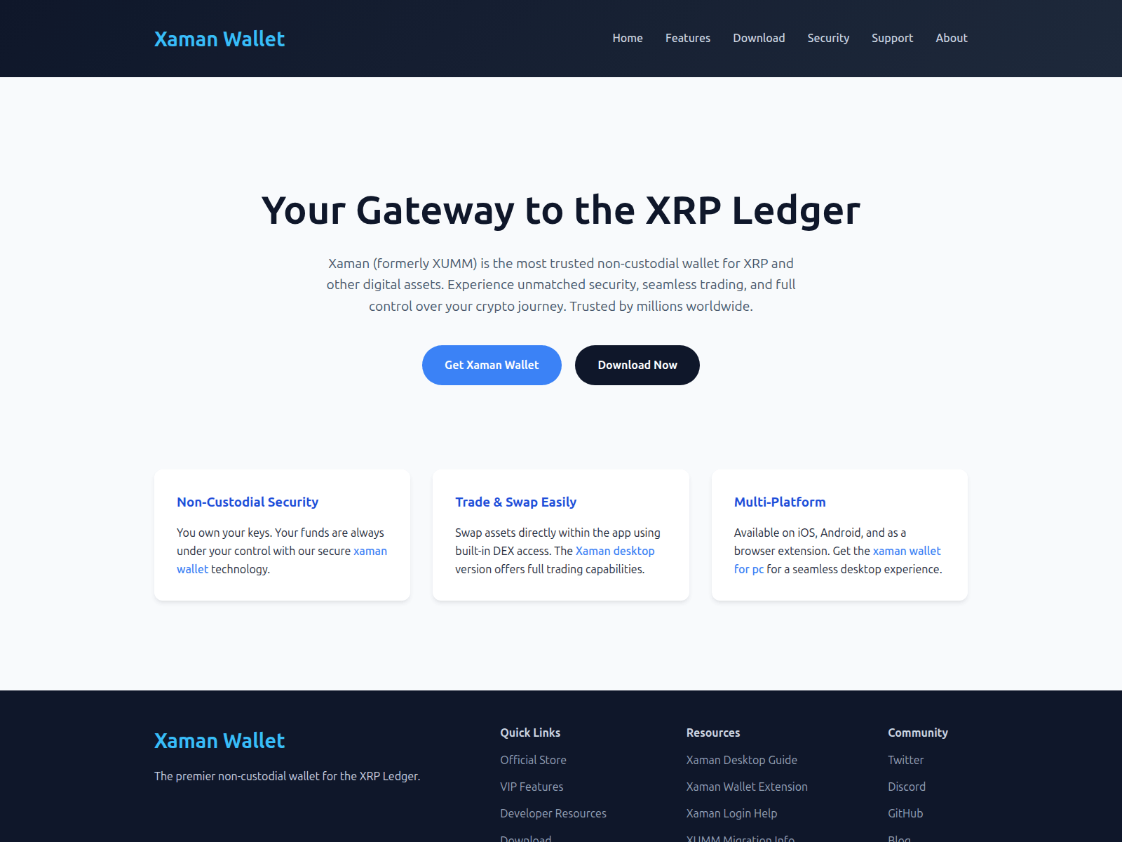 Screenshot of xaman-x.live