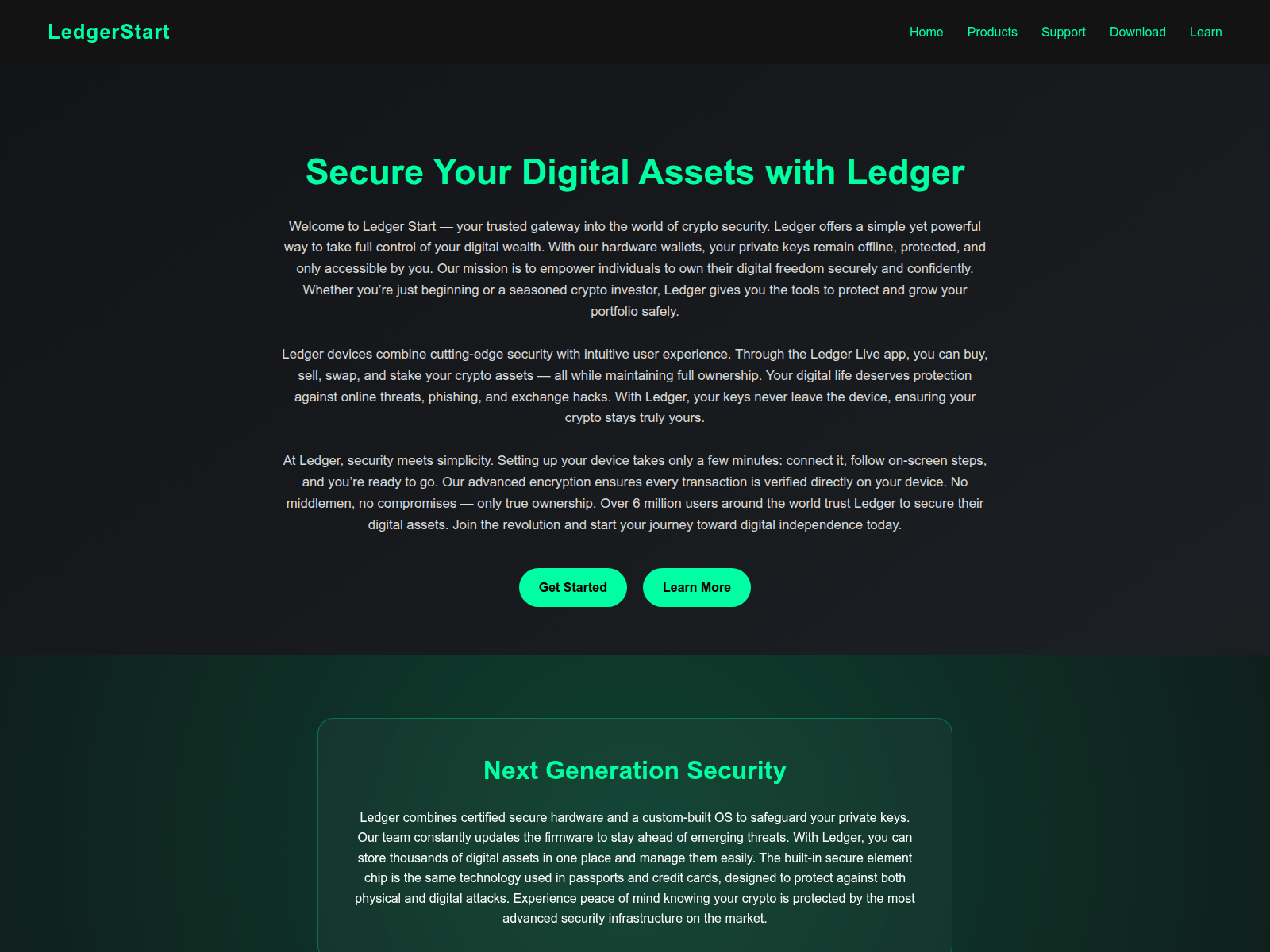 Screenshot of us-ledger-com-stat.pages.dev