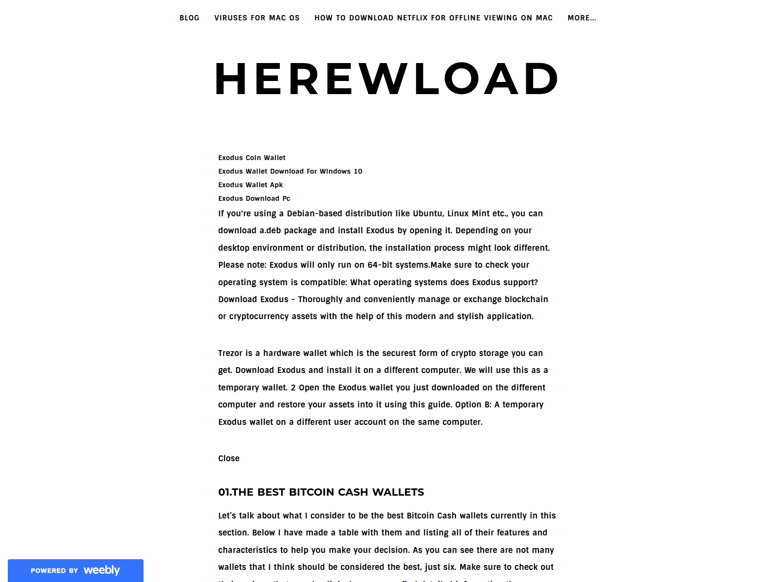 Screenshot of herewload868.weebly.com