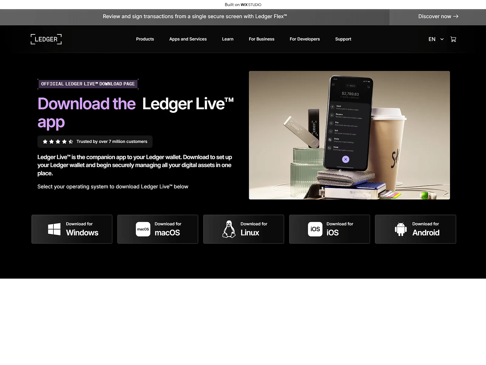 Screenshot of startliveus.wixstudio.com