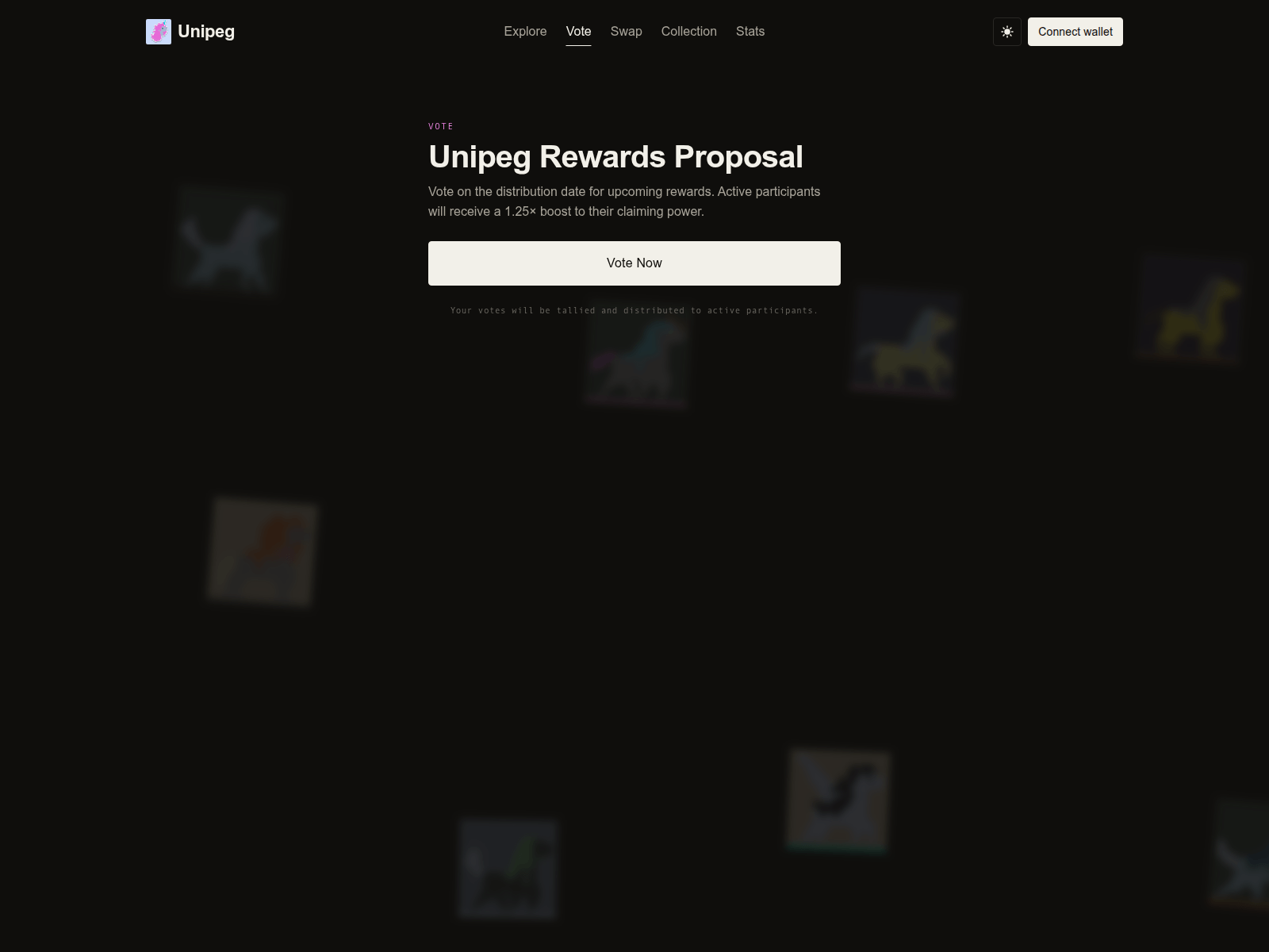 Screenshot of vote-unipeg.com