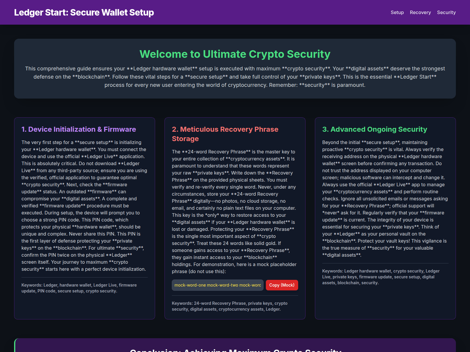 Screenshot of learned-start-ledgr.pages.dev