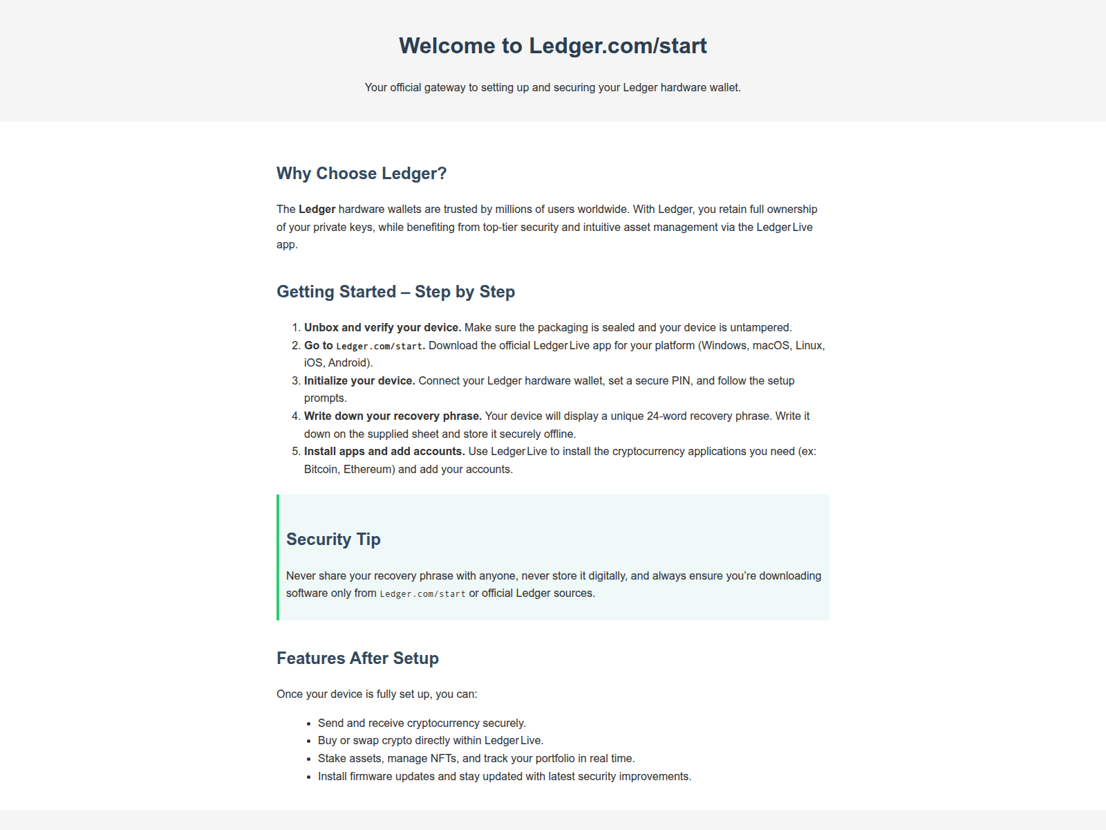 Screenshot of ldger-en-shop.pages.dev