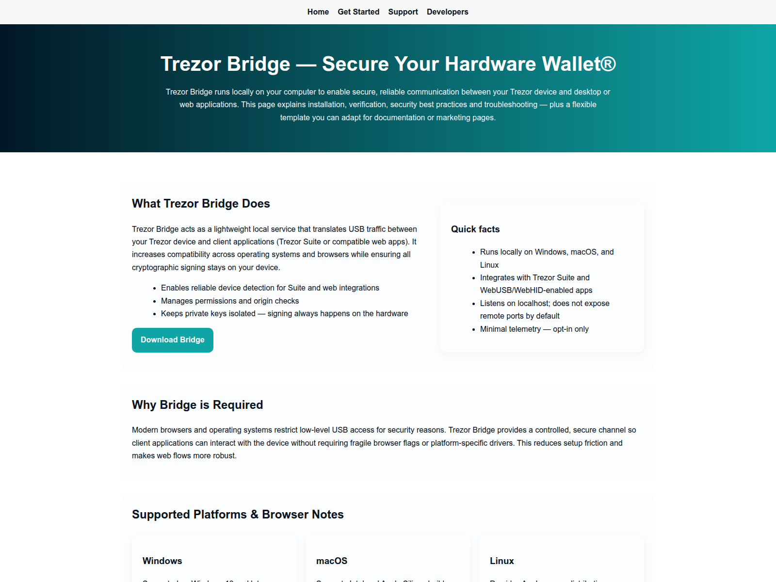 Screenshot of bridges-treazor.pages.dev