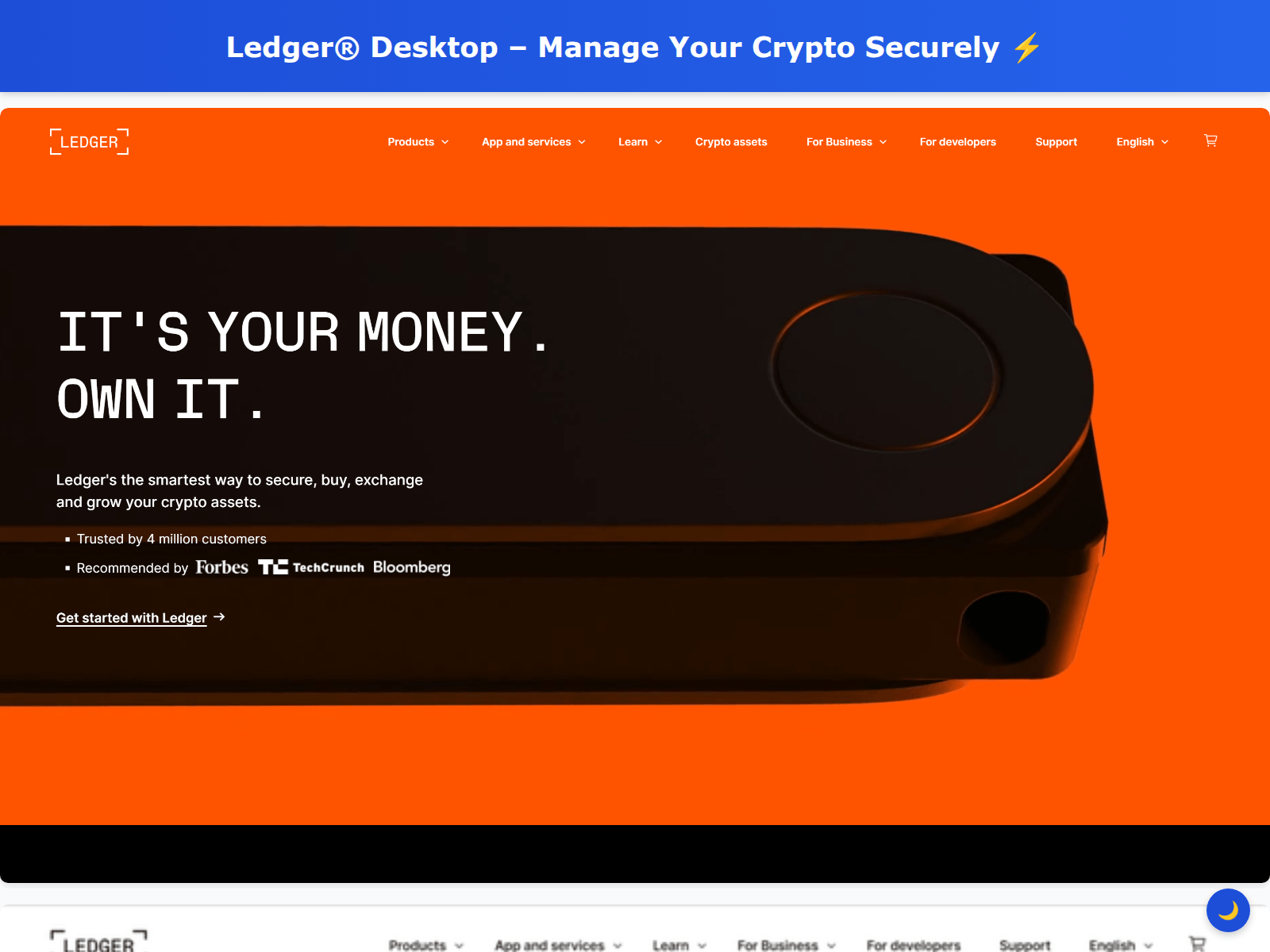 Screenshot of ledgrg.pages.dev