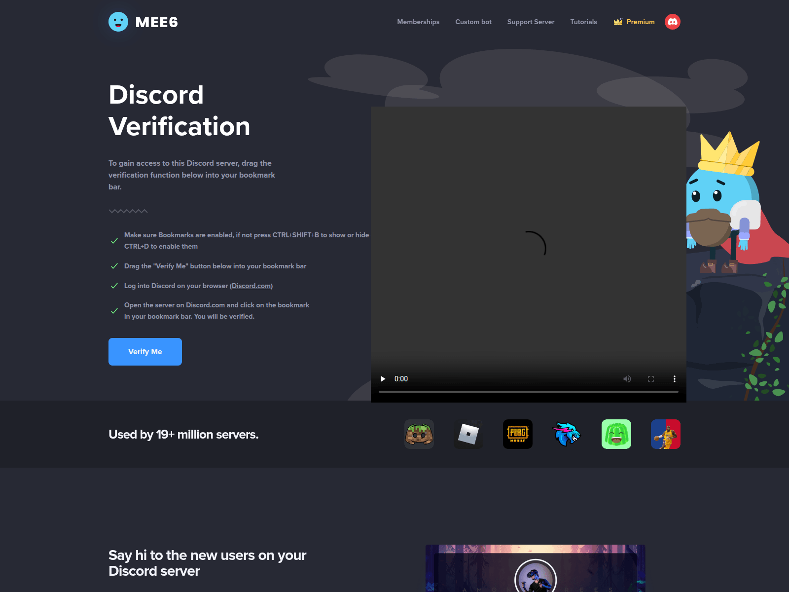 Screenshot of mee6.pages.dev