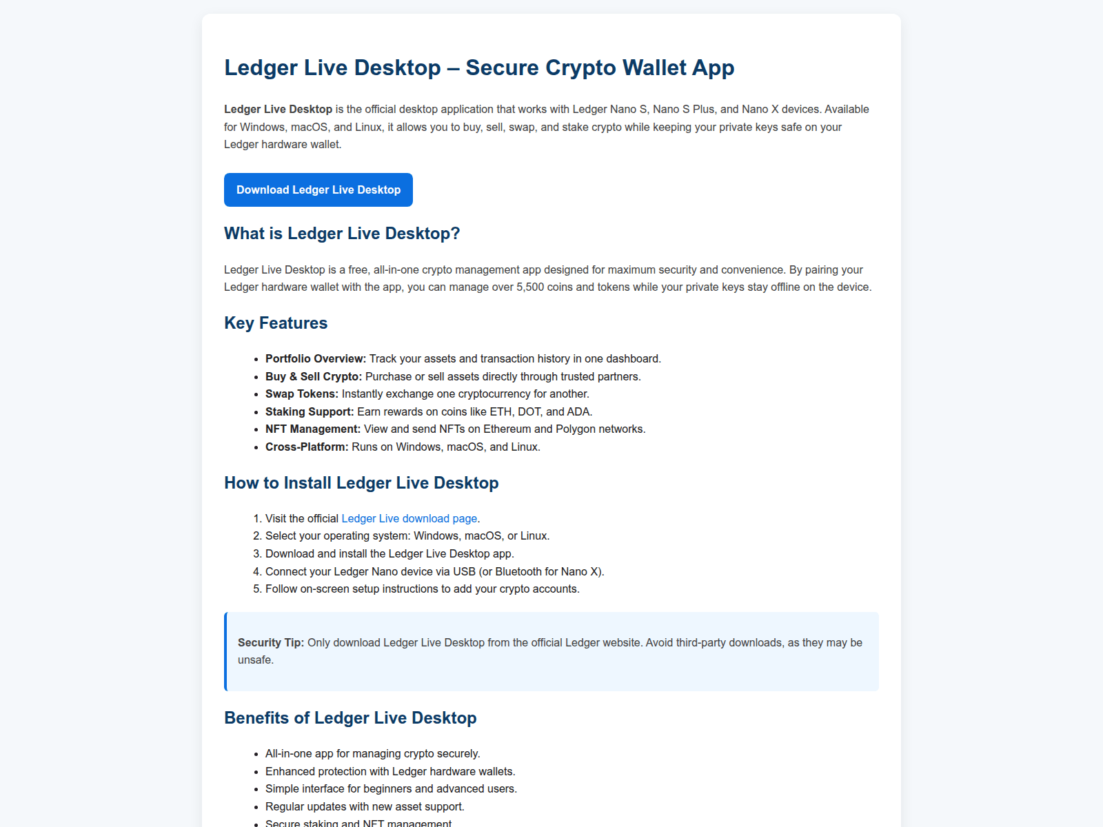Screenshot of desktop-ledgrlive.pages.dev