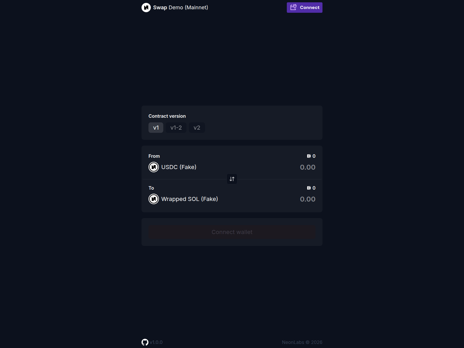 Screenshot of mainnet-neon-solana-signature-demo.pages.dev