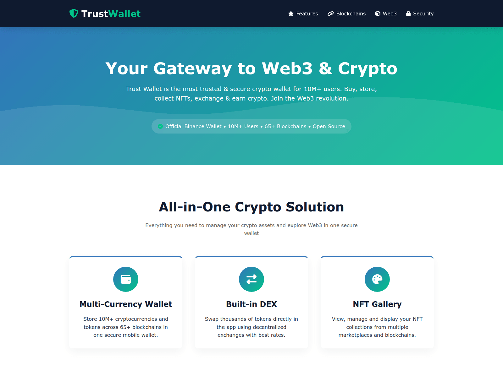 Screenshot of trustwalet-co.pages.dev