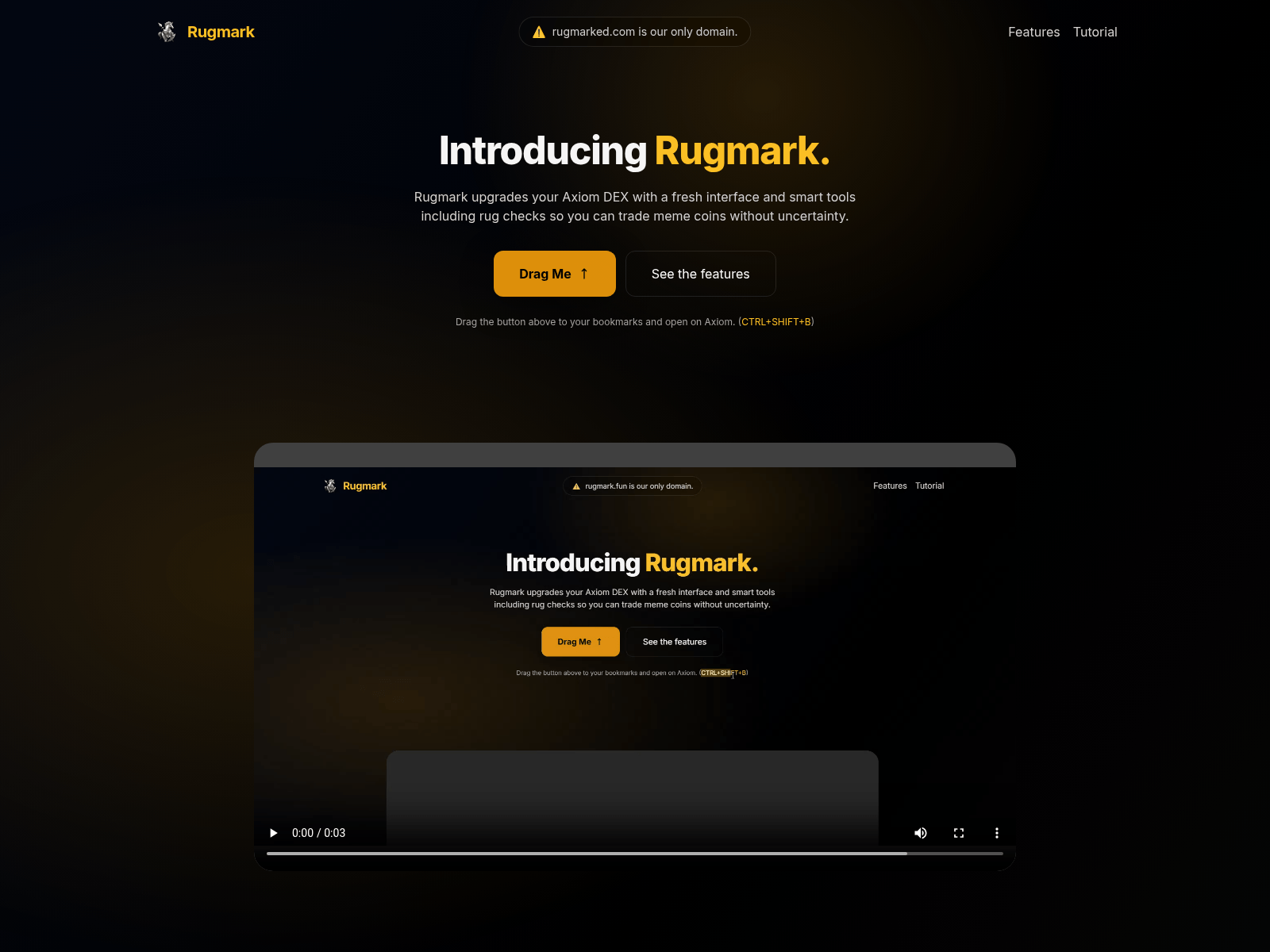 Screenshot of rugmark.site
