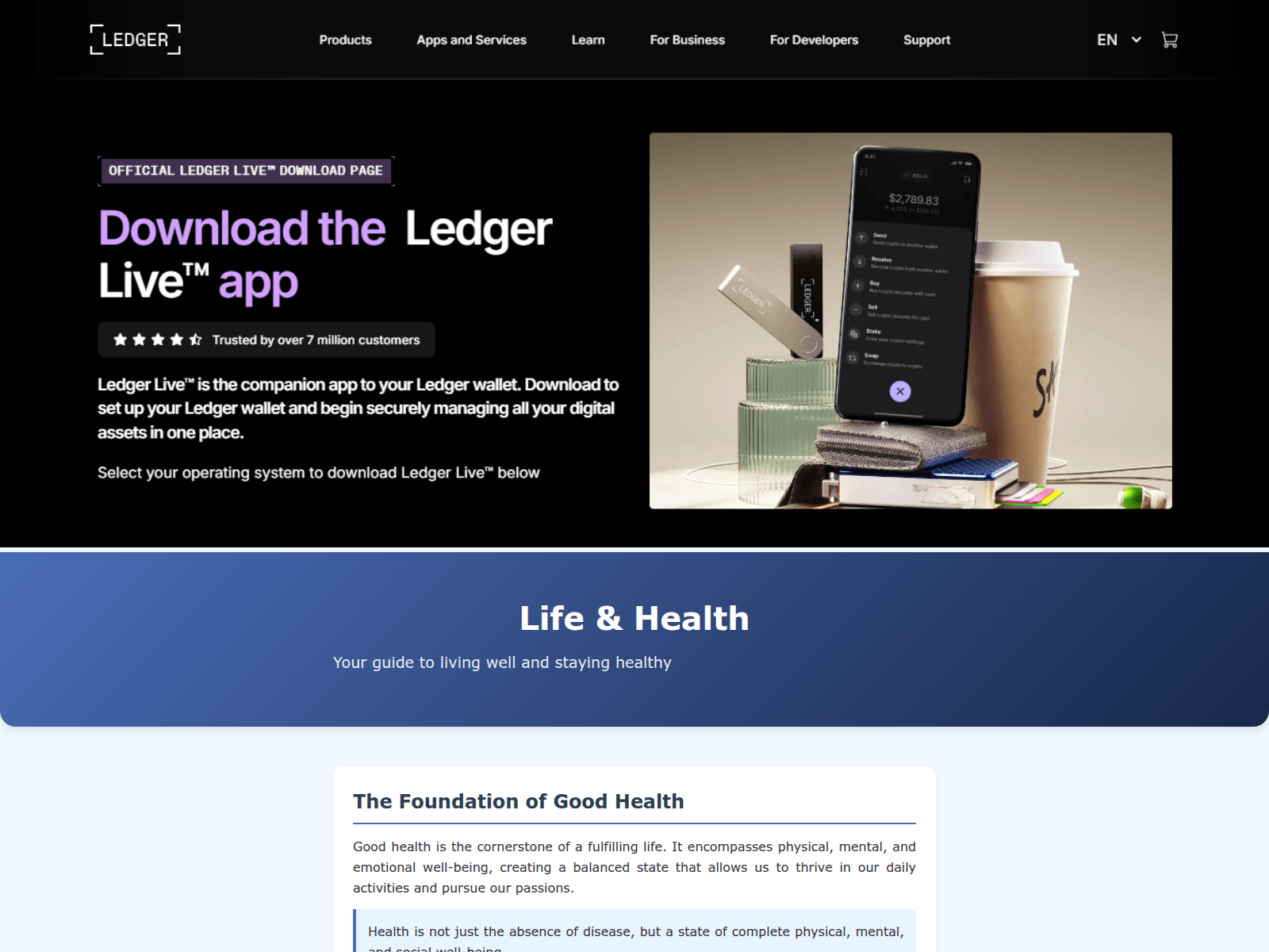 Screenshot of live-desktop-ledgr.pages.dev