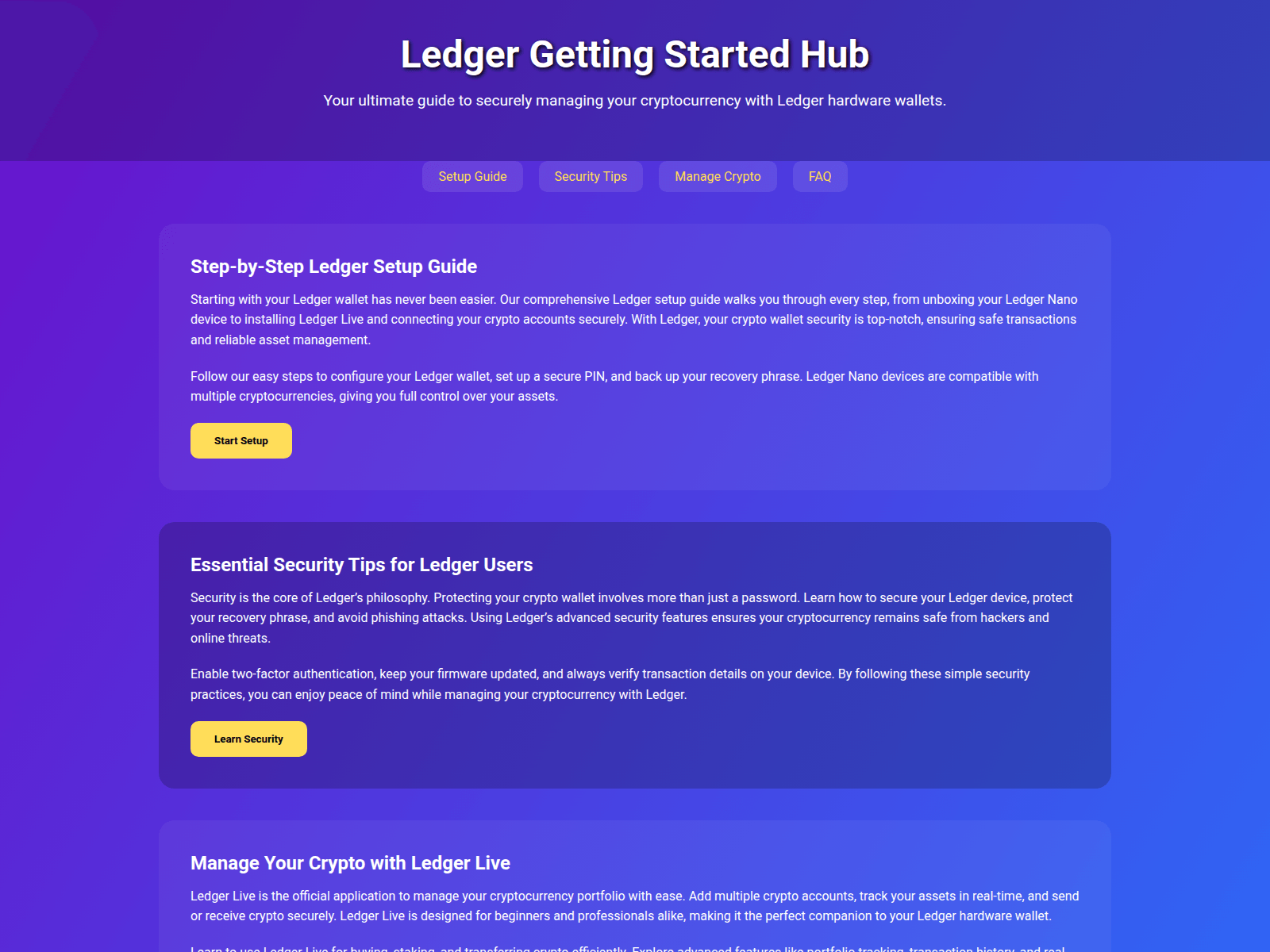 Screenshot of ledgers-comm--start.pages.dev