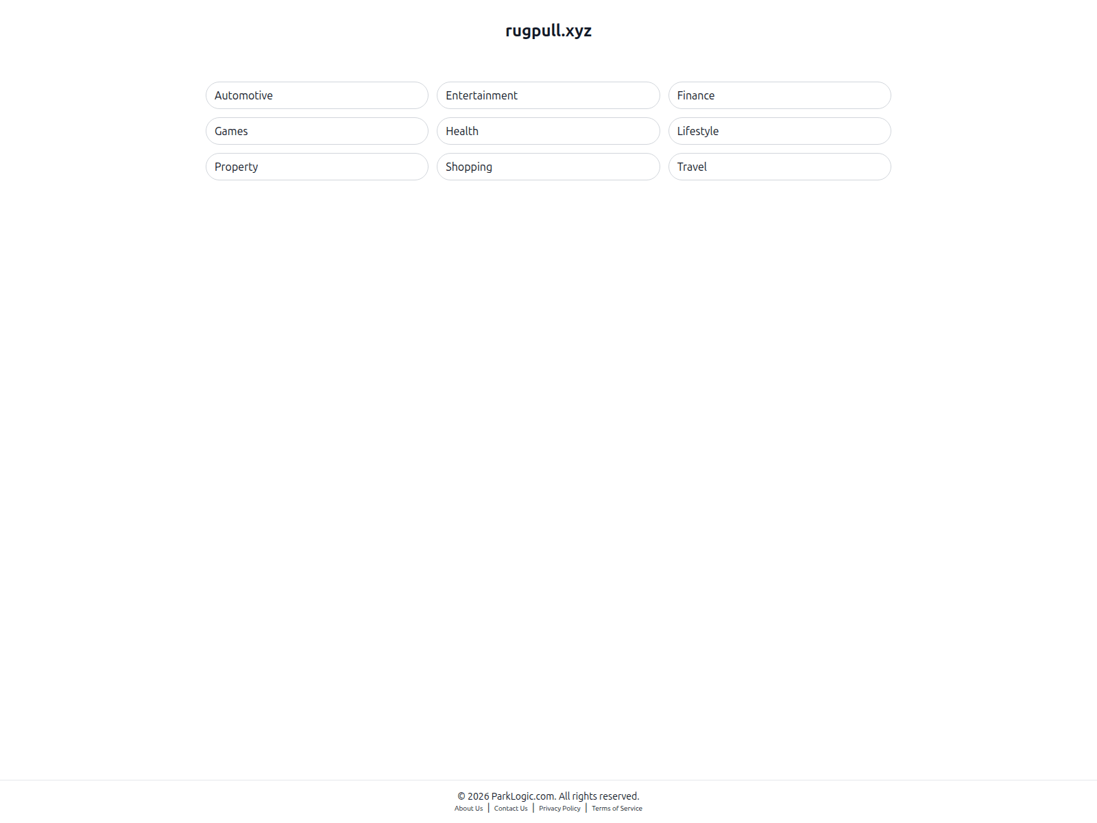 Screenshot of rugpull.xyz