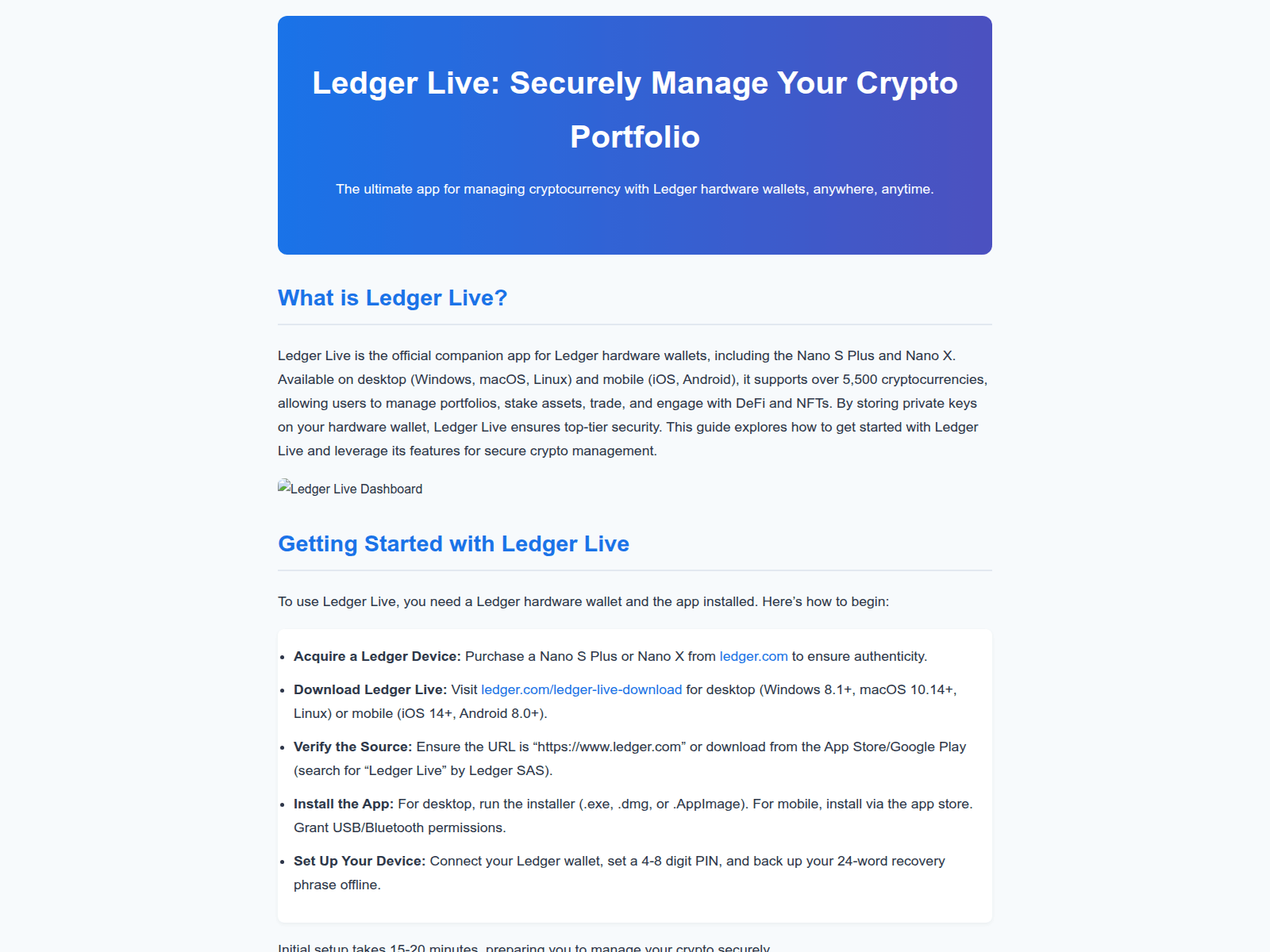Screenshot of starteds-ledggerlive.pages.dev